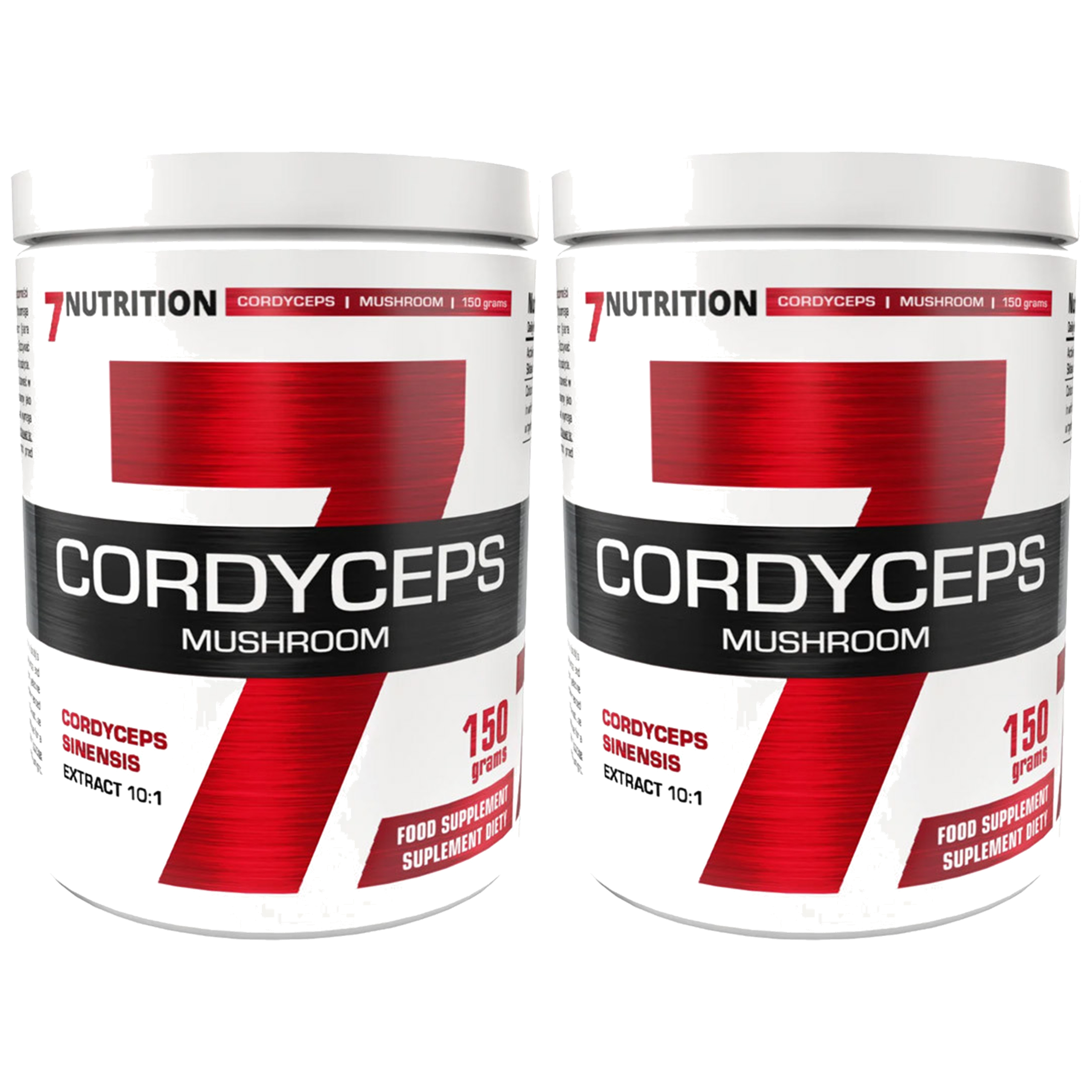 7 NUTRITION Cordyceps Mushroom - 2x 150g - Maczużnik chiński