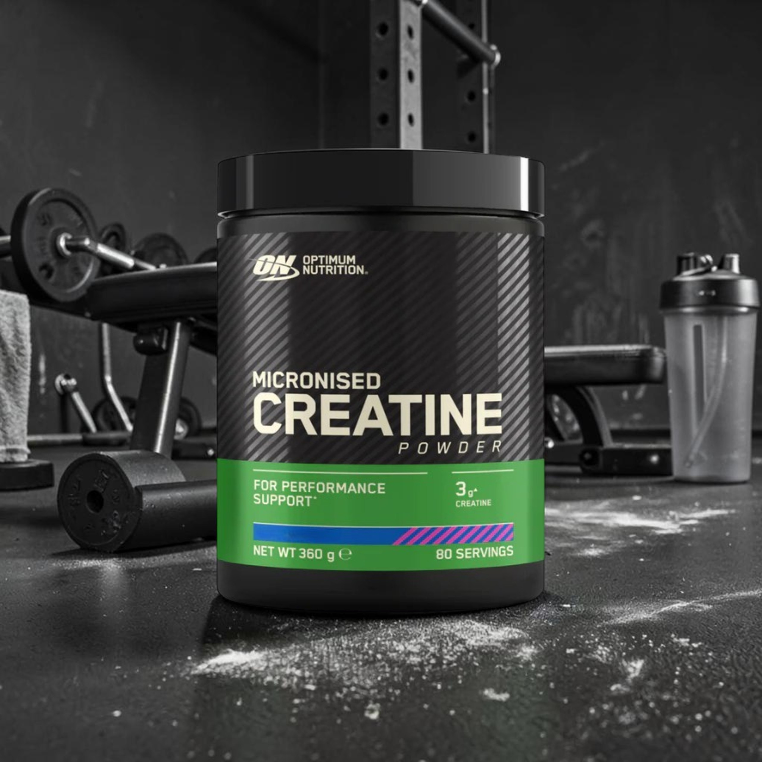 OPTIMUM NUTRITION - Micronised Creatine - 2x 360g - Fruit Punch