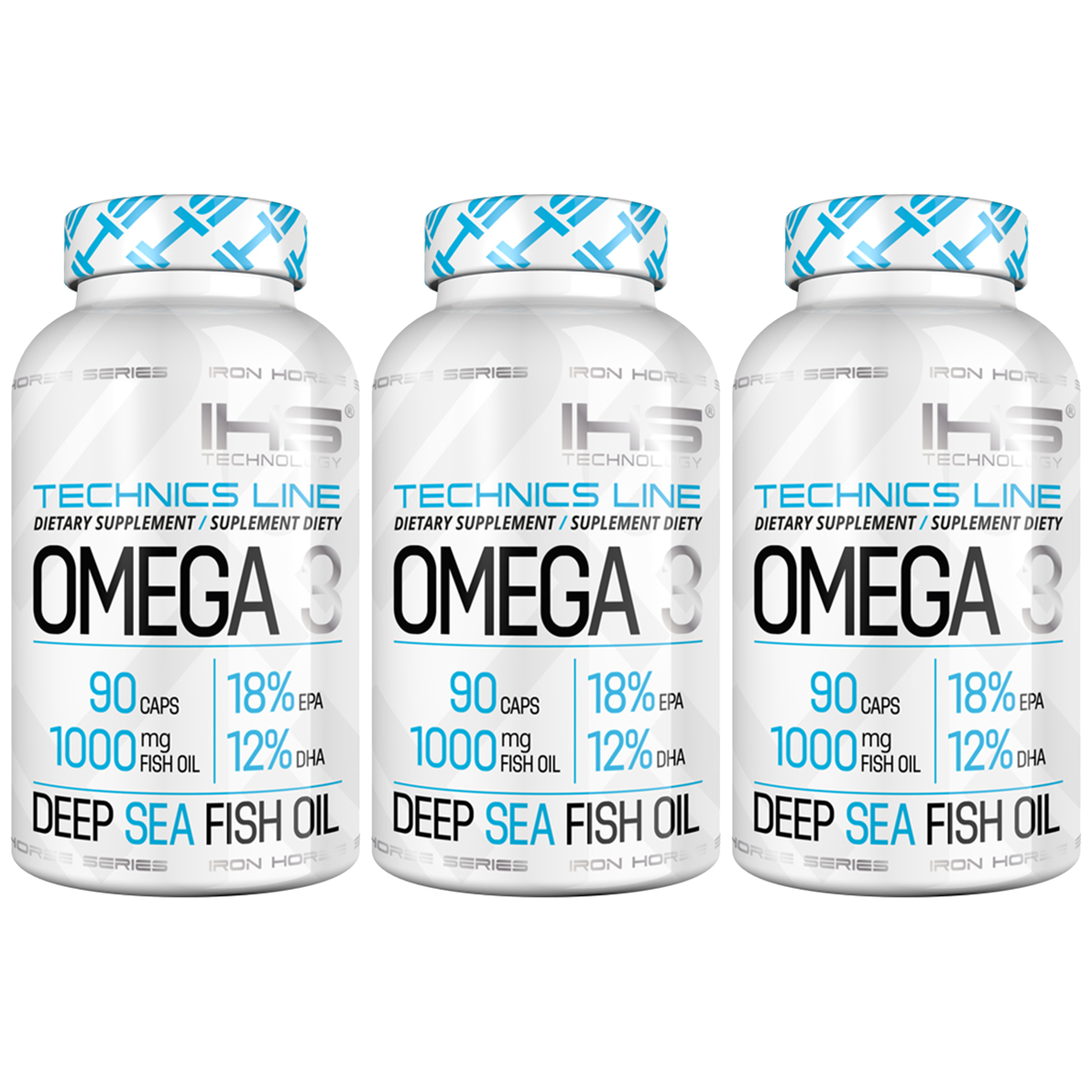 IRON HORSE Omega 3 - 3x 90tabs