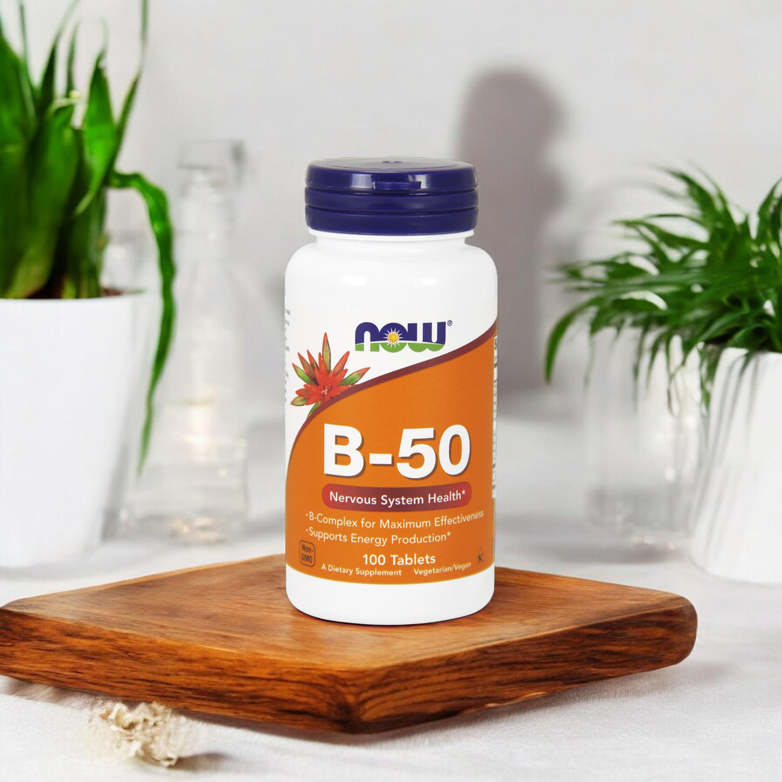 NOW Vitamin B-50 - 2x 100tabs