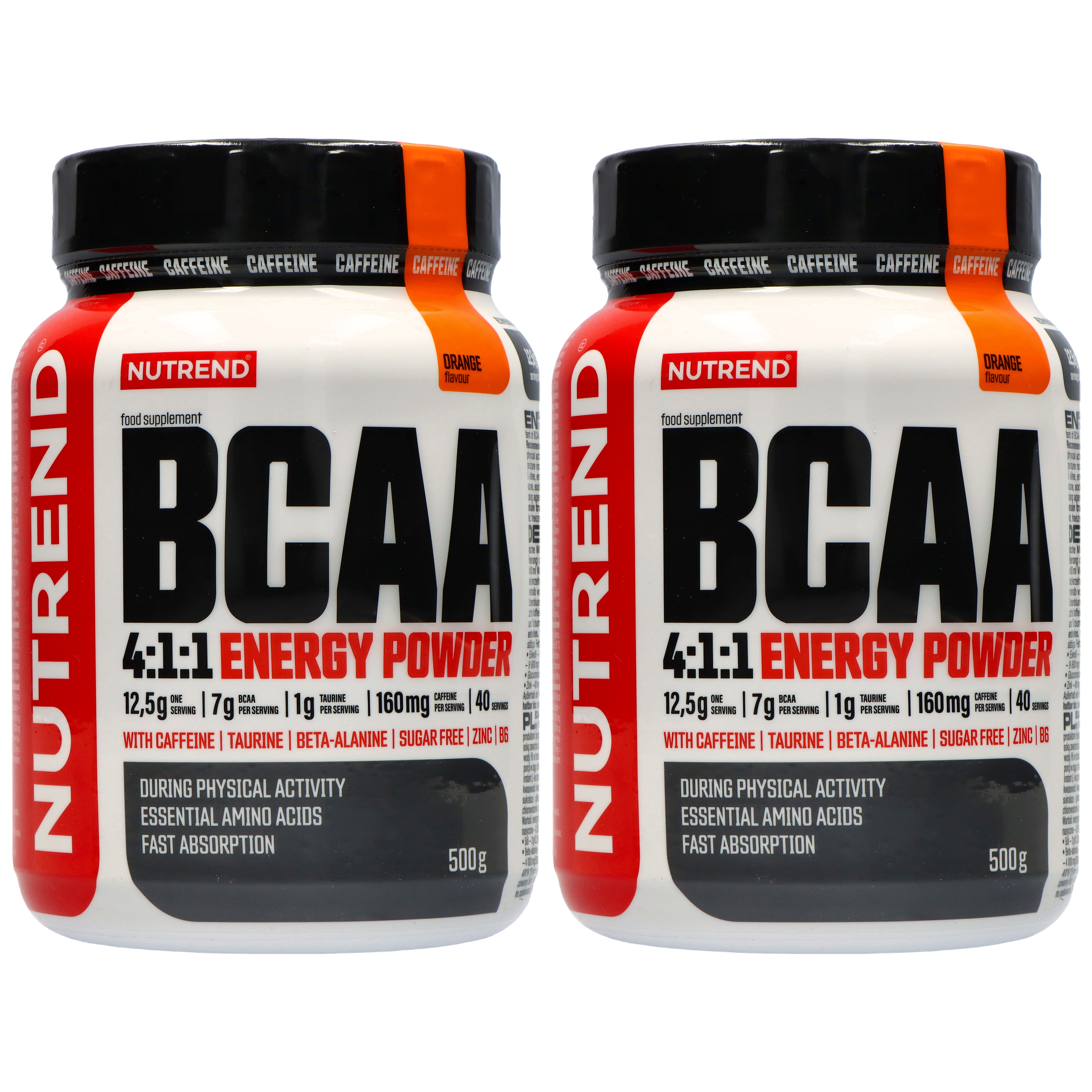 NUTREND BCAA Energy Powder 4:1:1 - 2x 500g