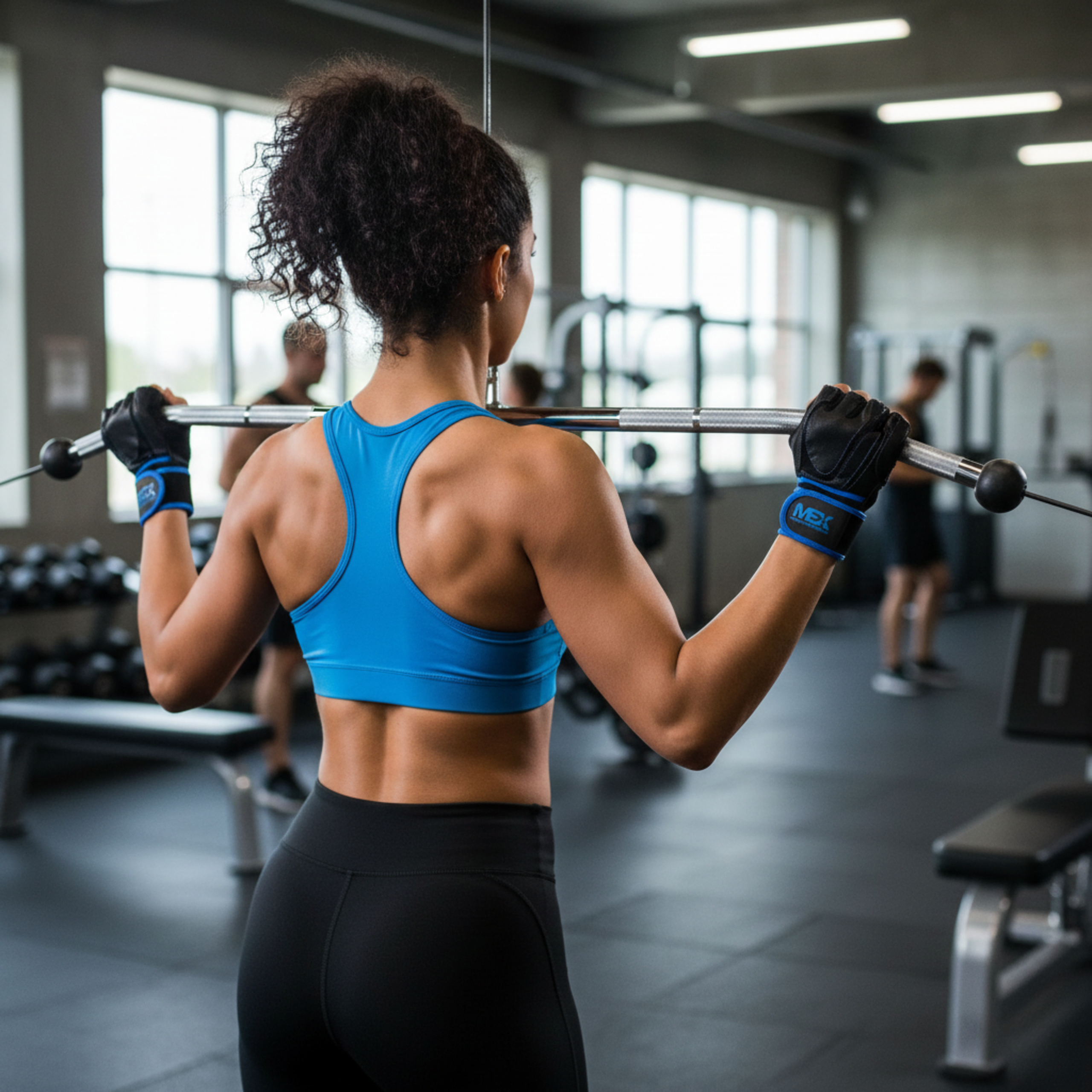 MEX NUTRITION - Pro Elite Blue Gloves 