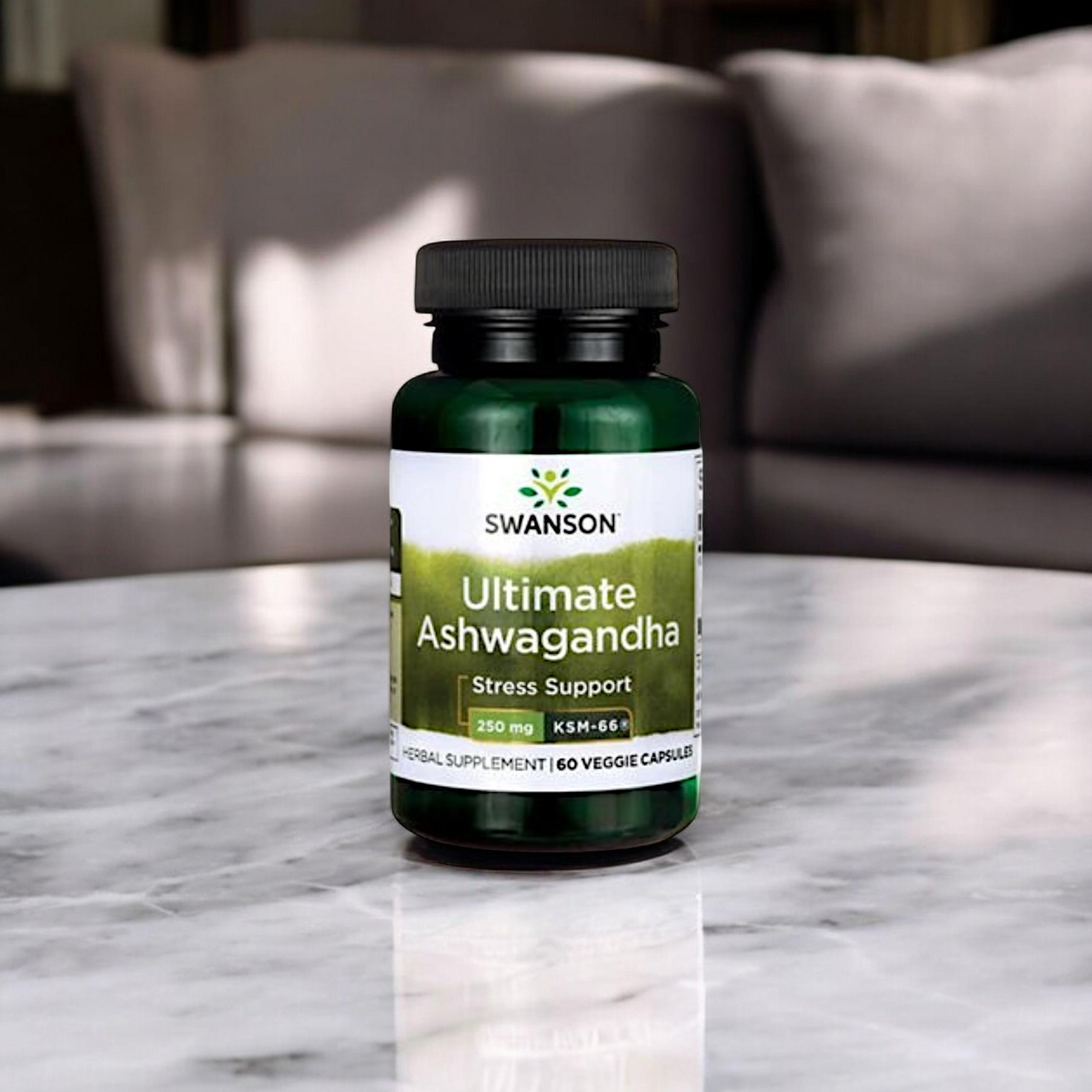SWANSON Ashwagandha KSM-66 250mg - 2x 60vcaps