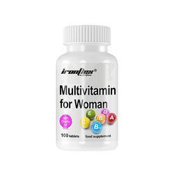 IRONFLEX Multivitamin for Women - 100tabs - WYPRZEDAŻ - 28-02