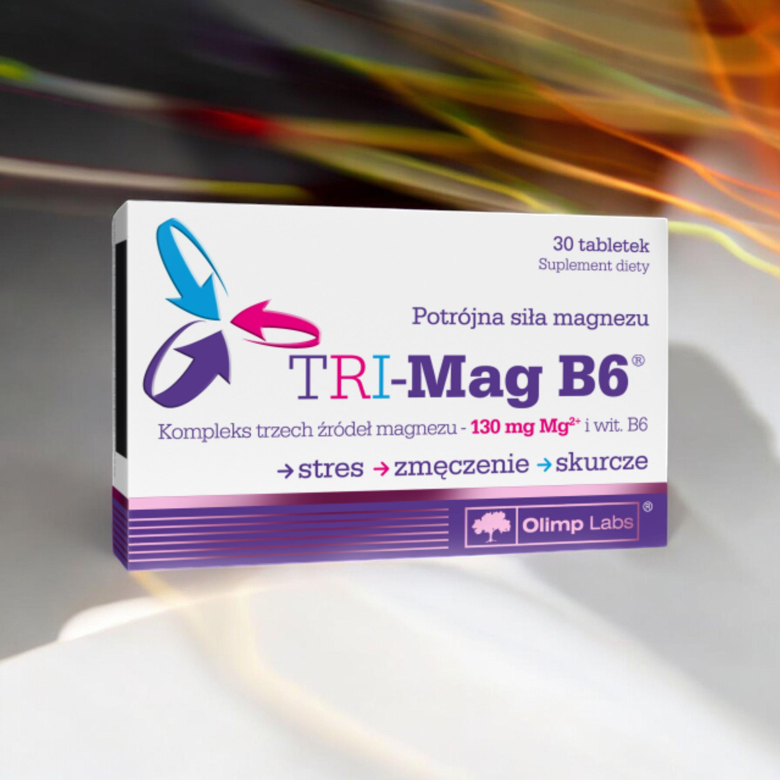 OLIMP Tri-Mag B6 - 3x 30tabs