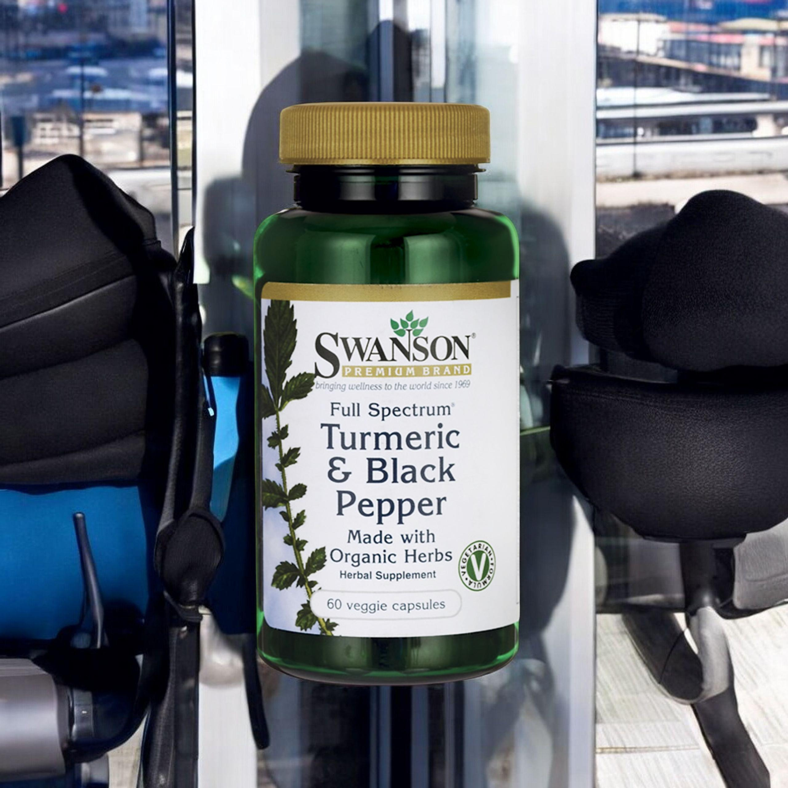 SWANSON Turmeric Black Pepper (Kurkuma z Piperyną) - 2x 60vcaps.