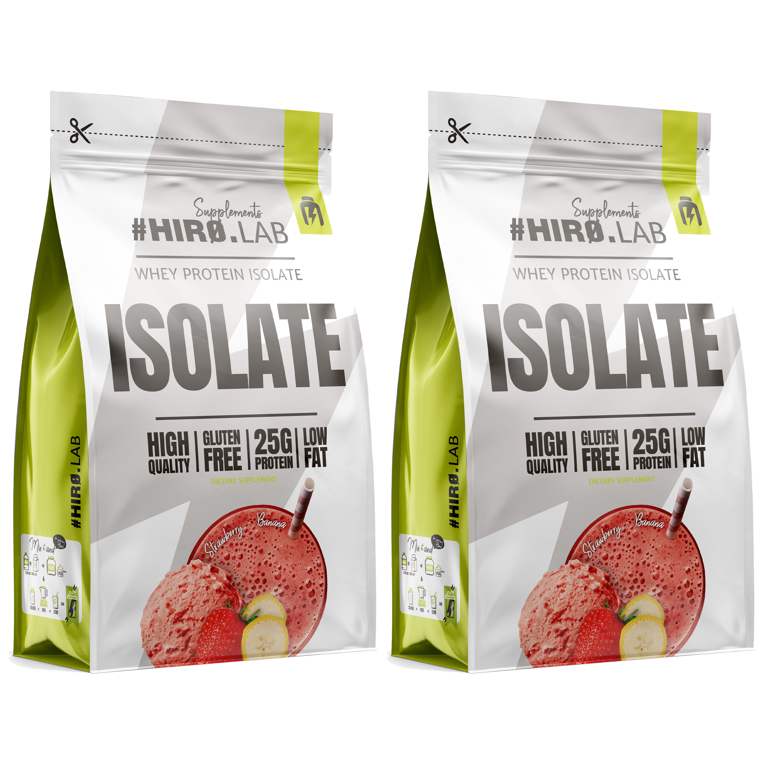 HIRO.LAB Whey Protein Isolate - 2x 700g