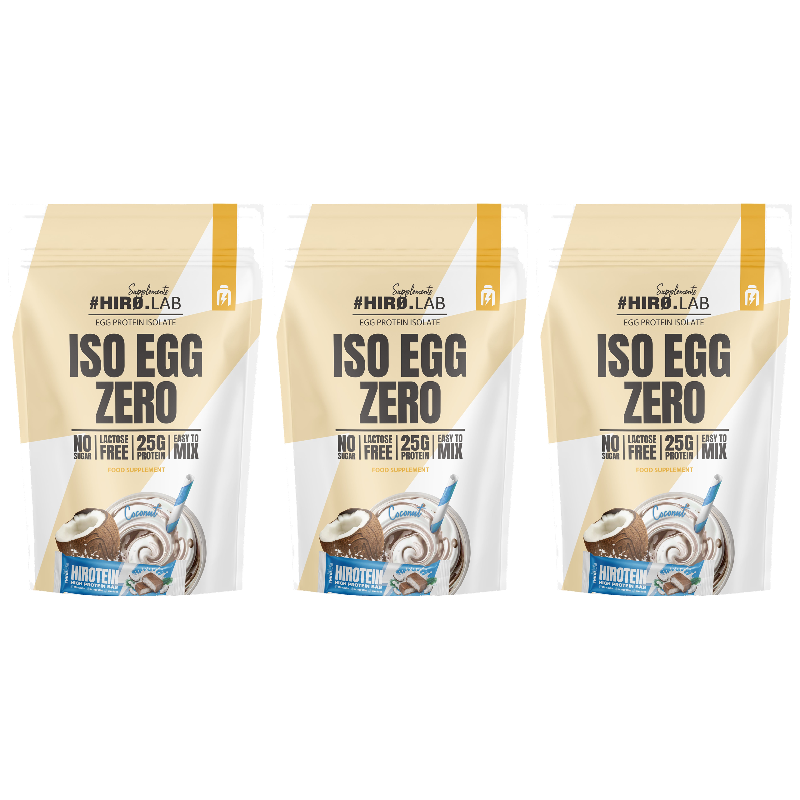 HIRO.LAB - Iso Egg Zero - 3x 500g