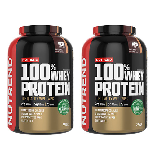 NUTREND 100% Whey Protein - 2x 2250g