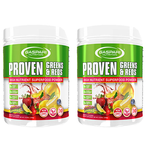 GASPARI NUTRITION Proven Greens & Reds - 2x 360g