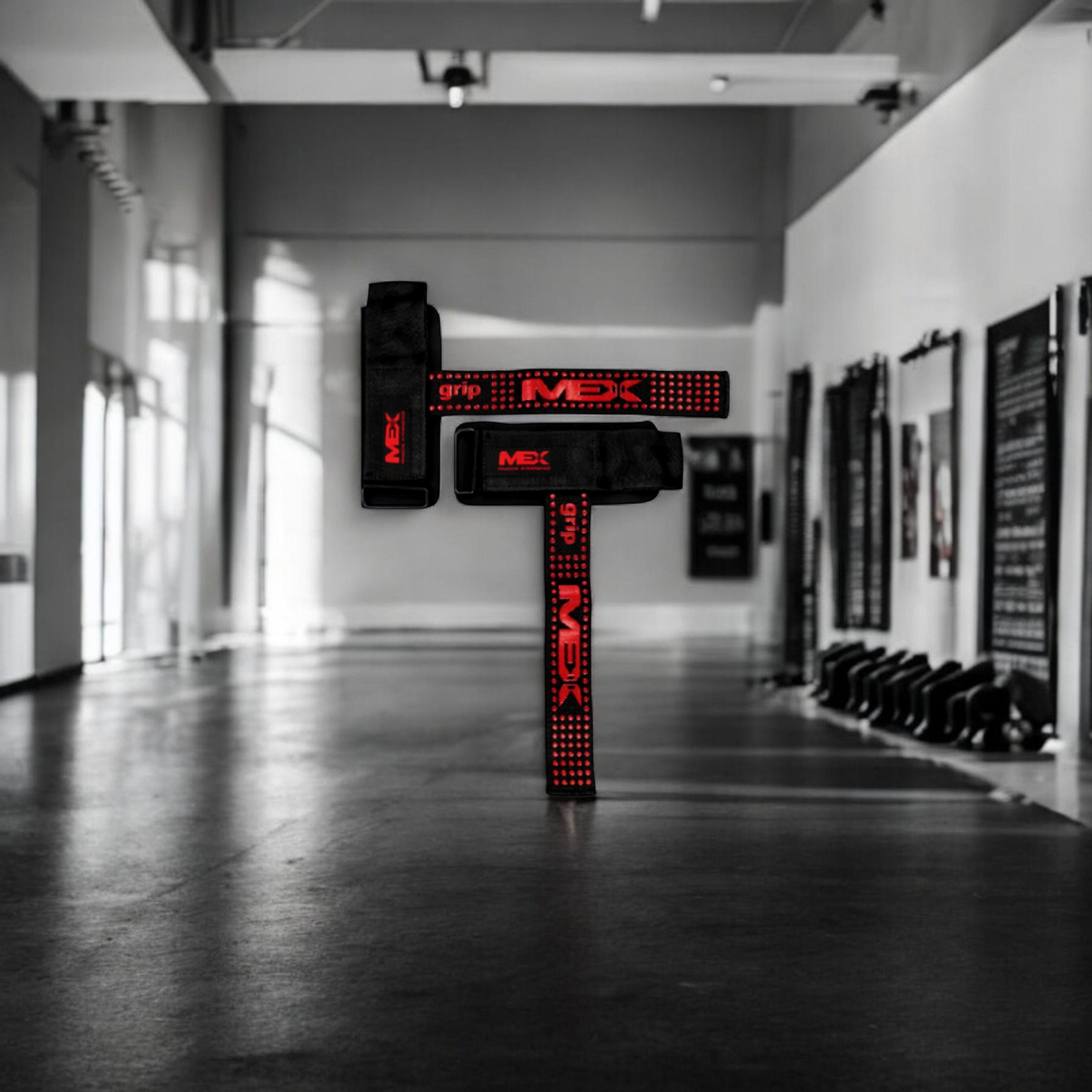 MEX NUTRITION - Lifting Straps V-Pro - Black