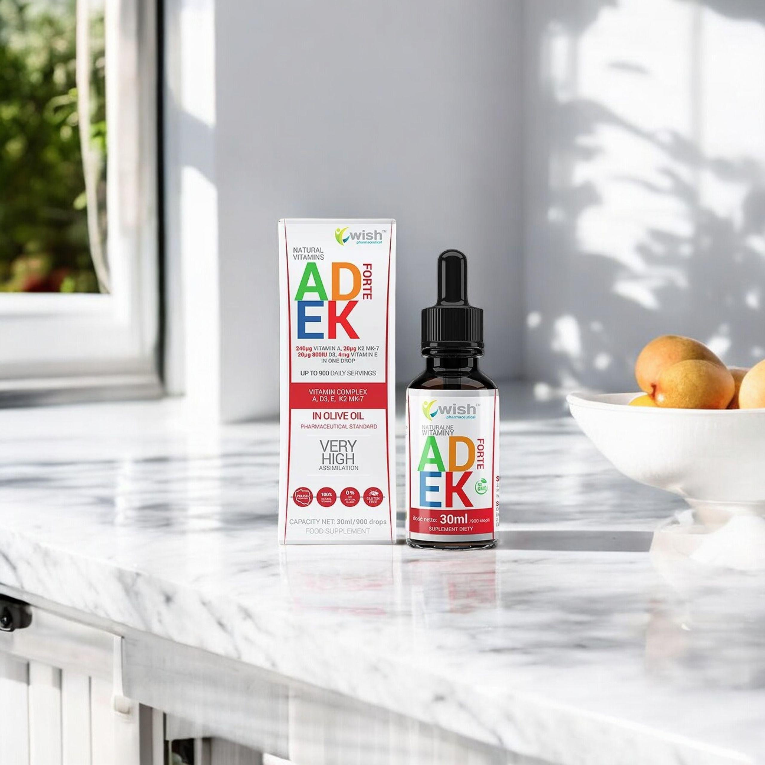 WISH Vitamin ADEK Forte - 2x 30 ml