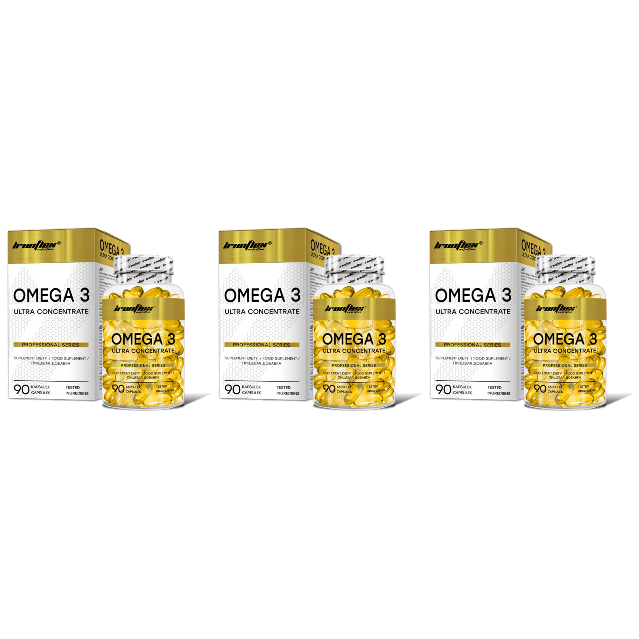 IRONFLEX Omega 3 Ultra - 3x 90caps