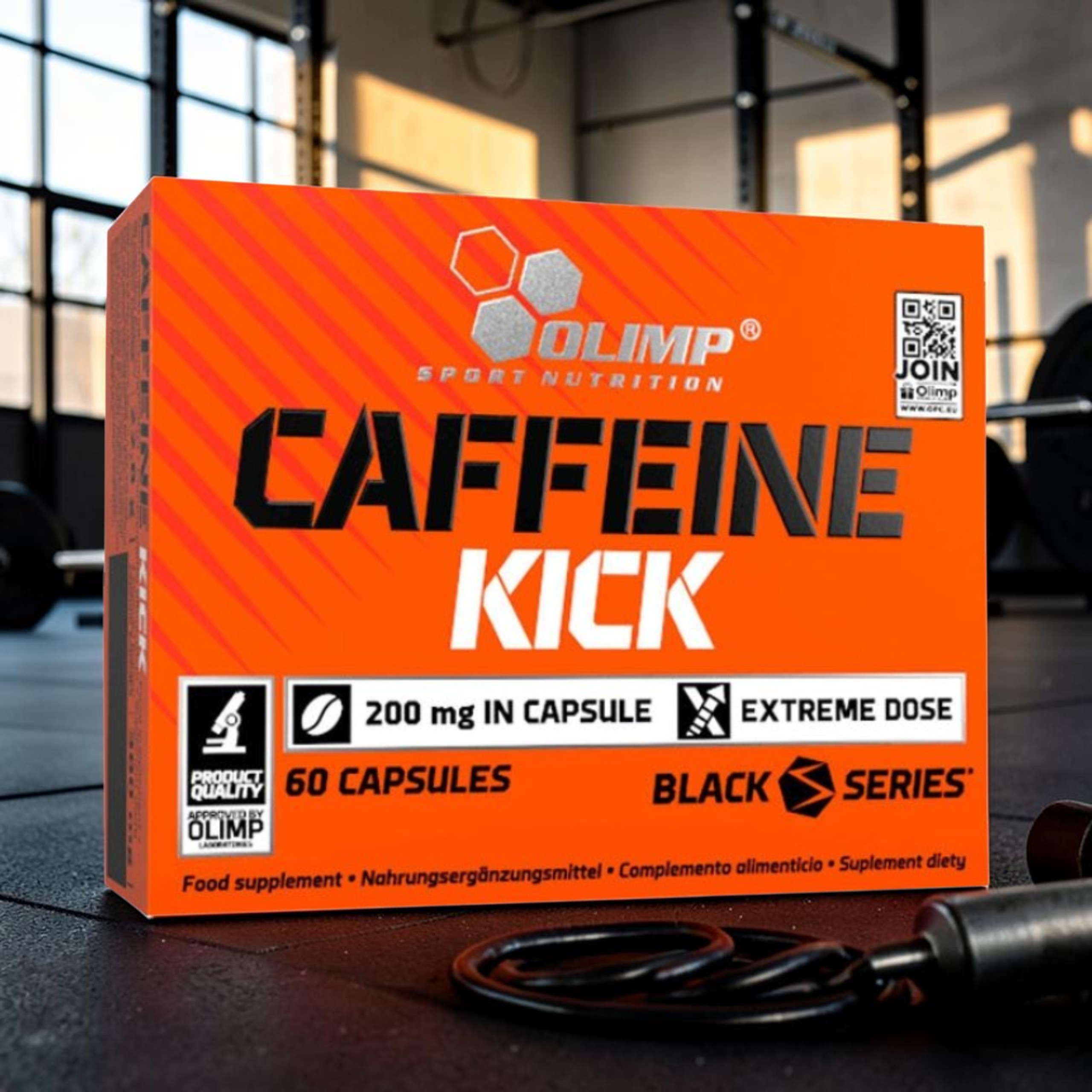 OLIMP Caffeine Kick 200mg - 60caps.