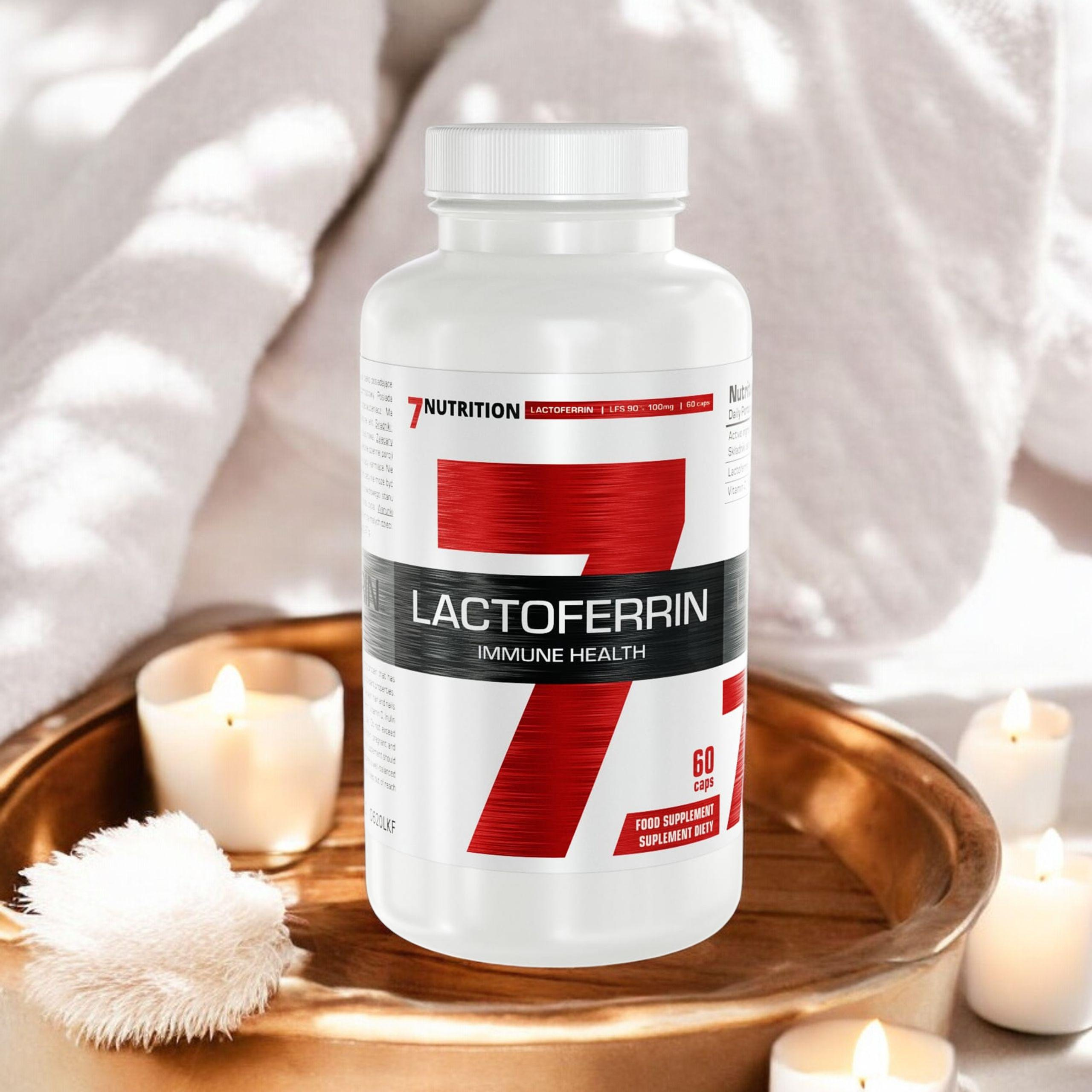 7 NUTRITION Lactoferrin 100mg - 3x 60caps