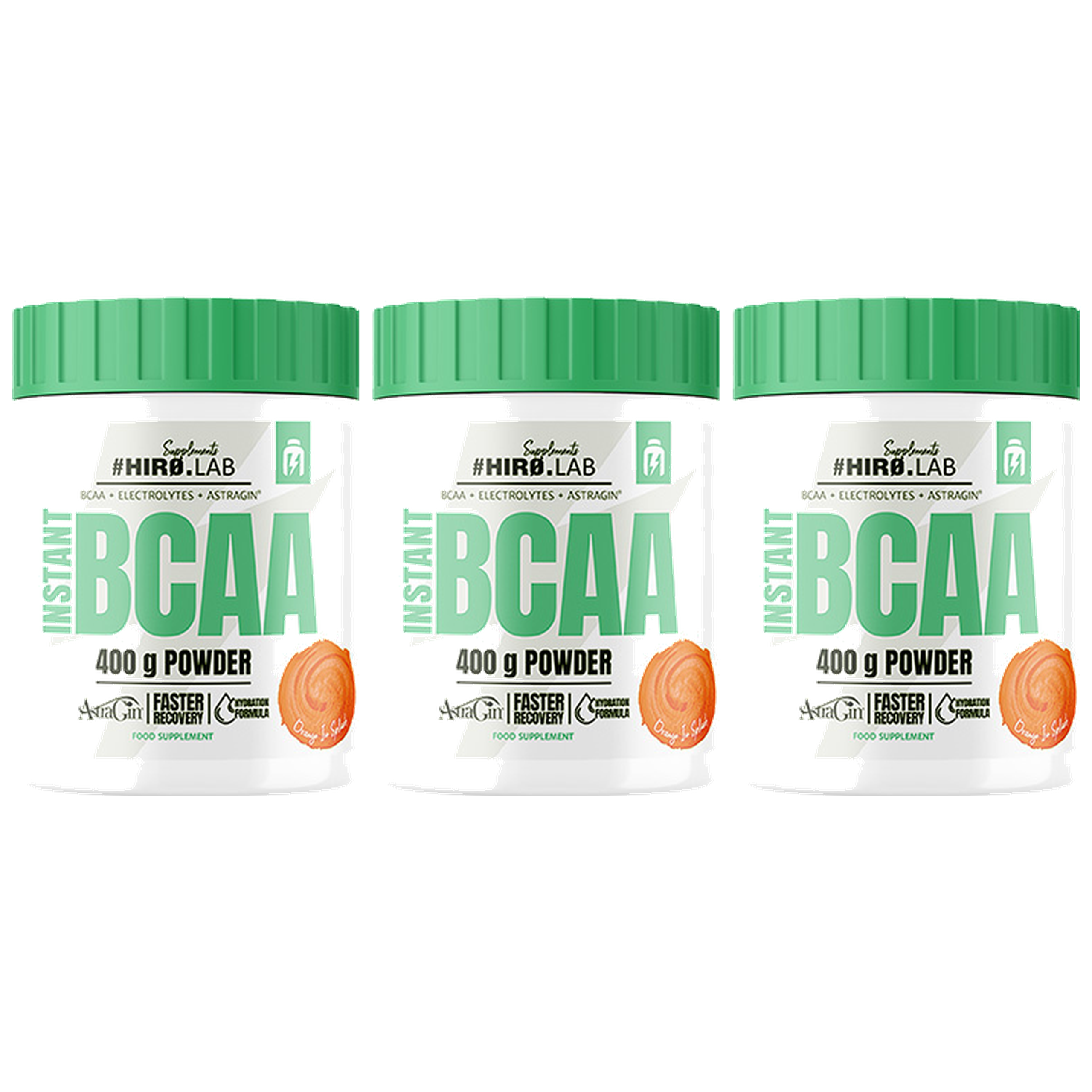 HIRO.LAB BCAA Powder - 3x 400g