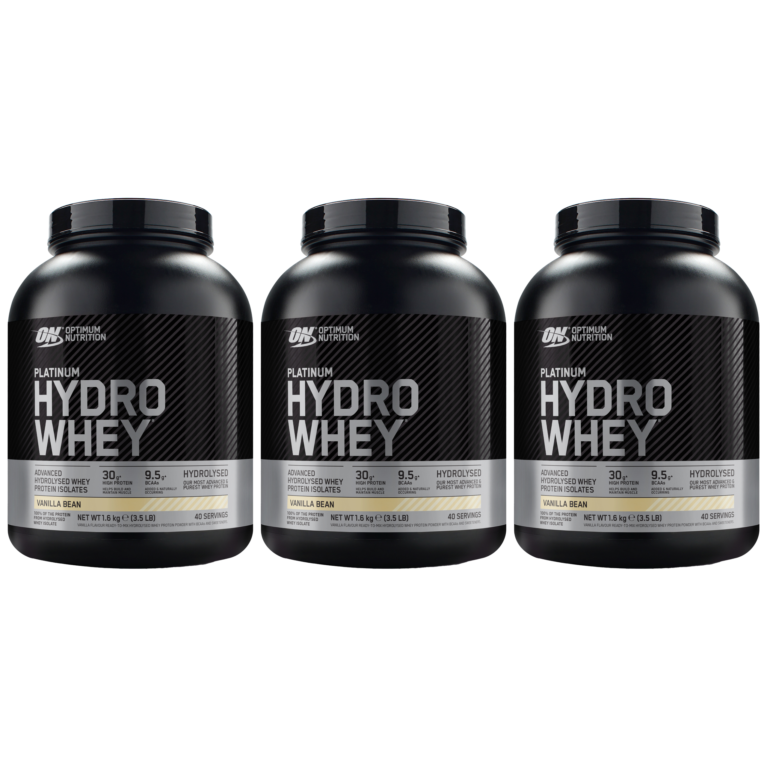 OPTIMUM NUTRITION Platinum Hydro Whey - 3x 1600g