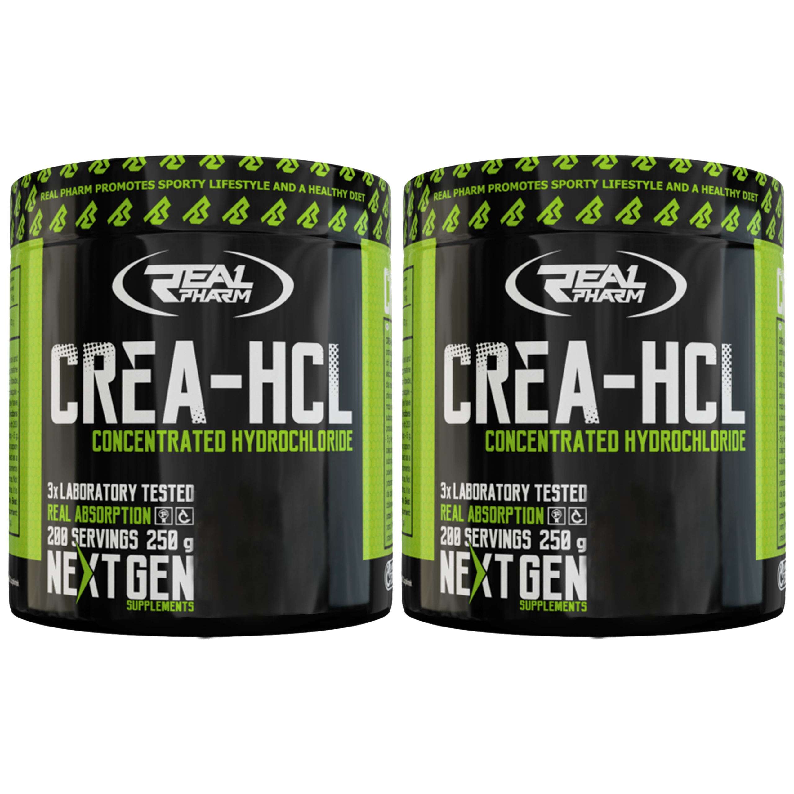 REAL PHARM Crea-HCL - 2x 250g