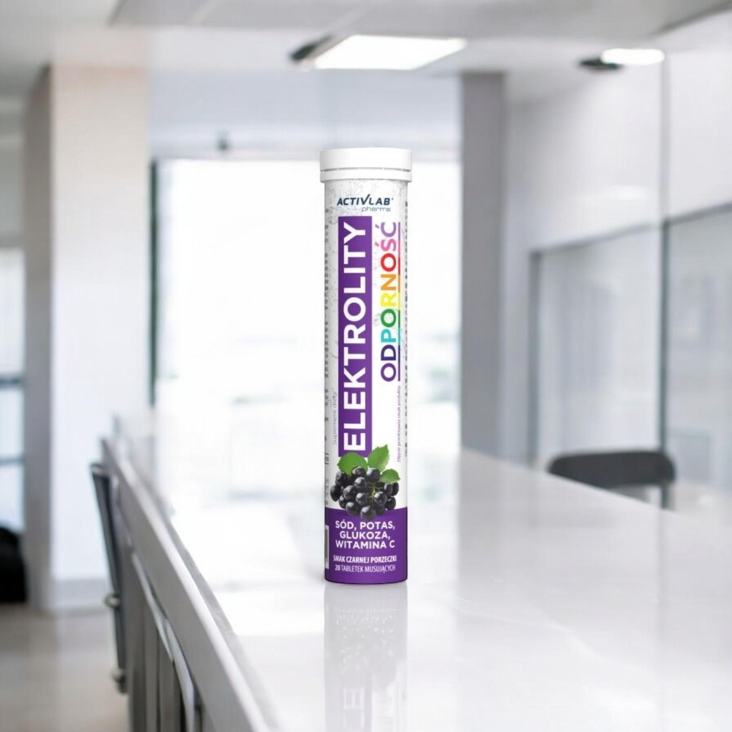 ACTIVLAB PHARMA - Elektrolity Odporność - 20tabs - Blackcurrant