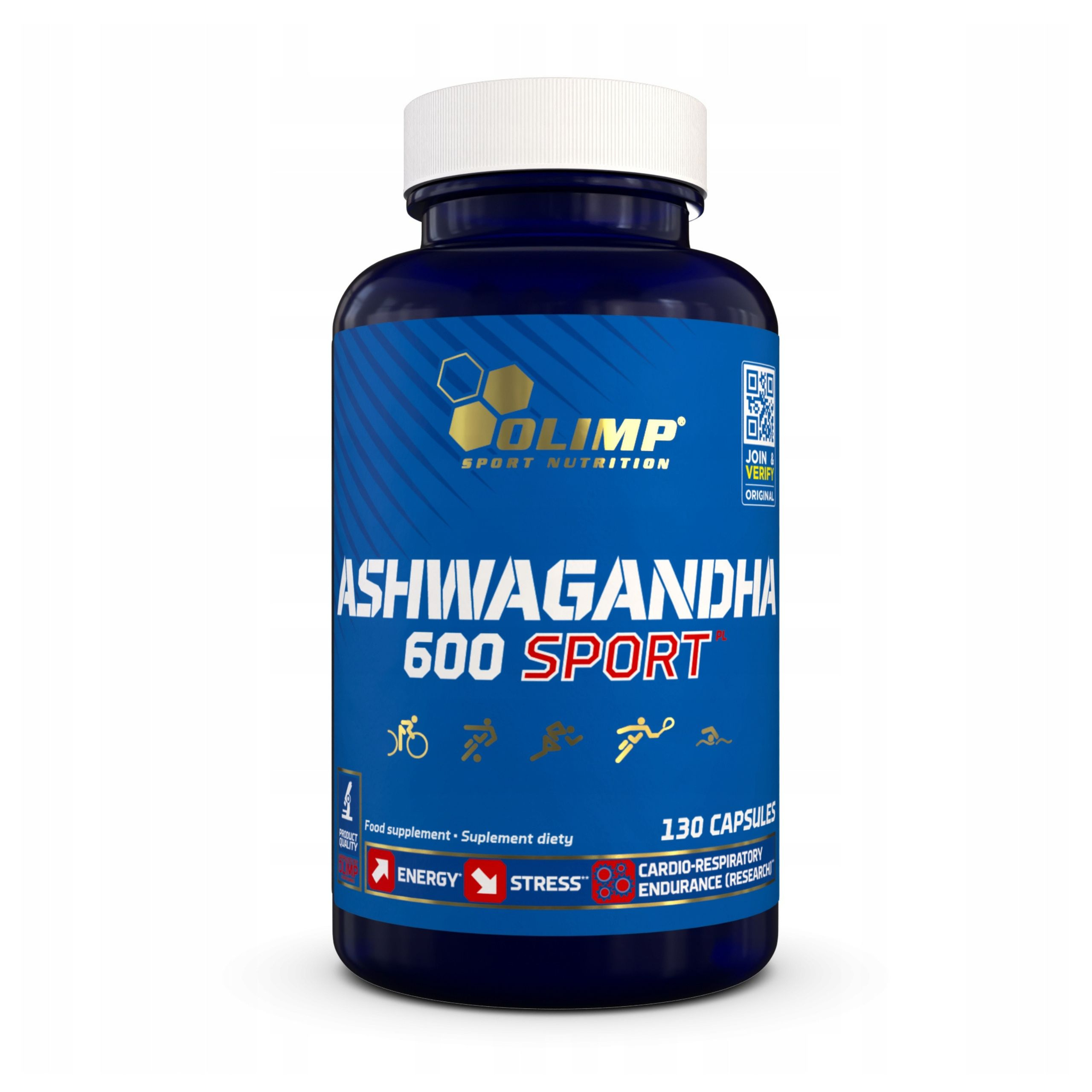 OLIMP - Ashwagandha 600 Sport - 3x 130caps.