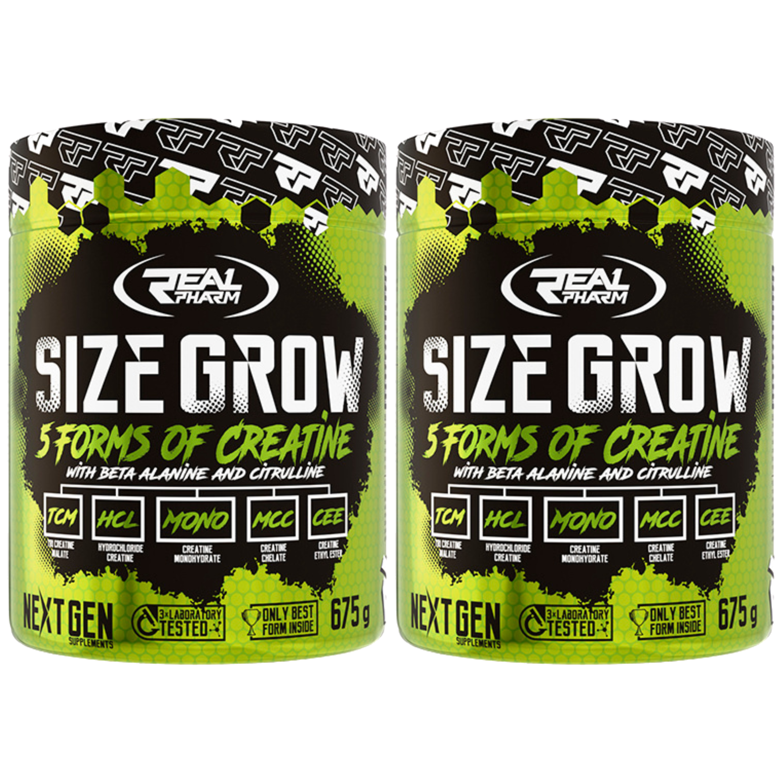 REAL PHARM - Size Grow - 2x 675g