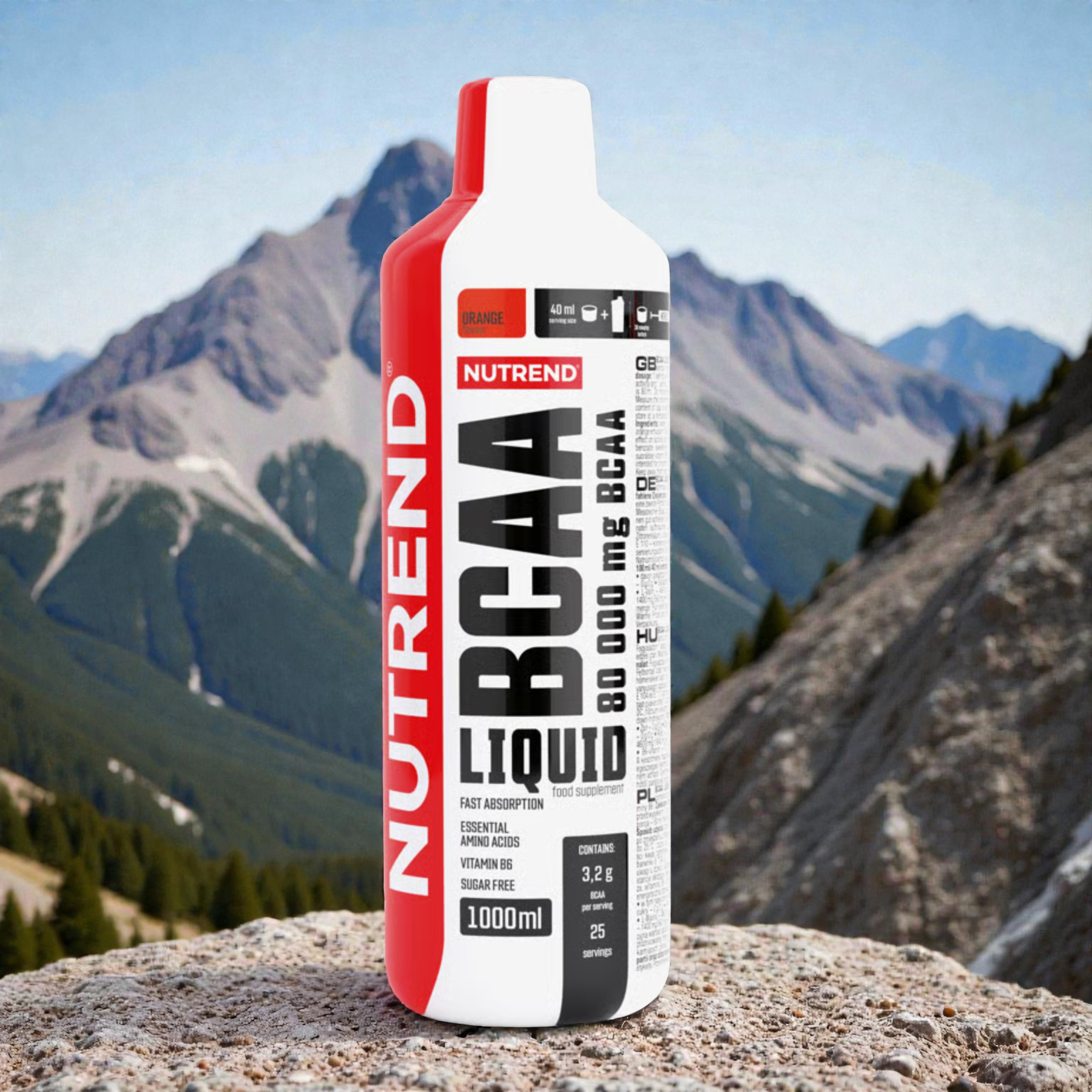 NUTREND Mega Strong BCAA - 3x 1000ml