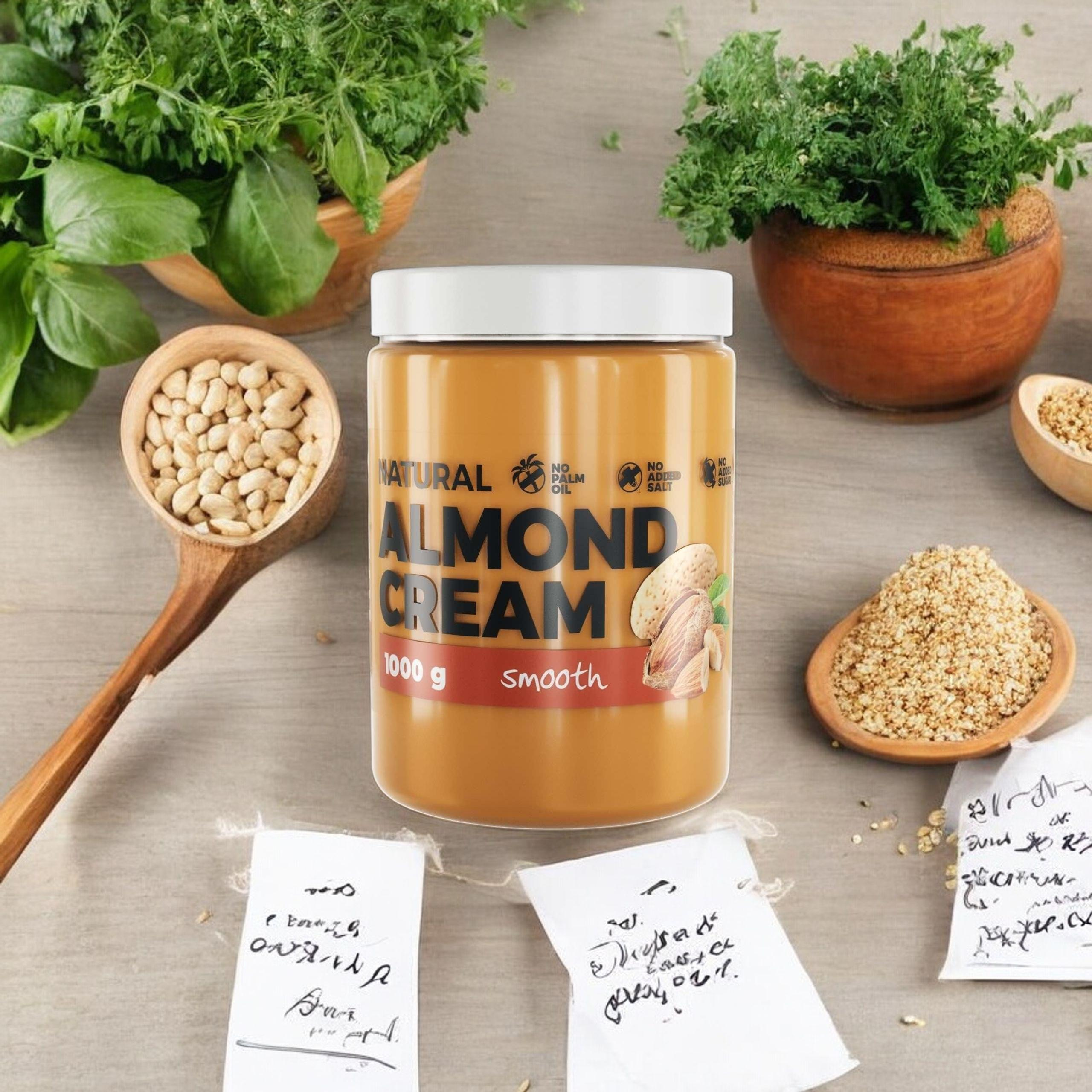 7 NUTRITION - Almond Butter - 3x 1000g - Smooth - Masło Migdałowe