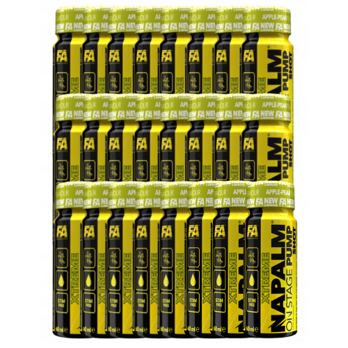 FITNESS AUTHORITY - Napalm Xtreme On Stage Pump Shot - 24x 3x 60ml 