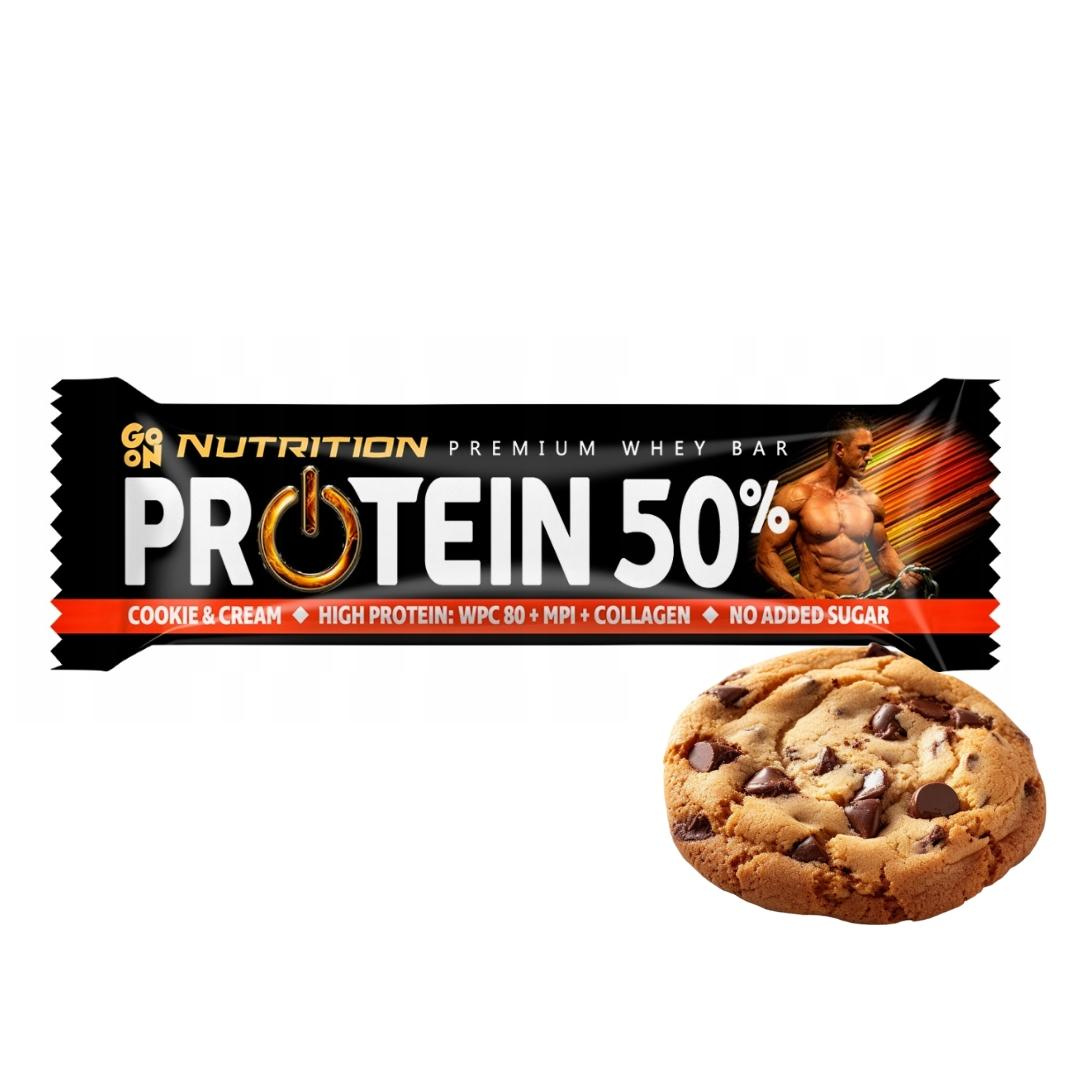 SANTE - Go On Protein 50% - 24x 40g - Cookie & Cream - WYPRZEDAŻ - 3-08
