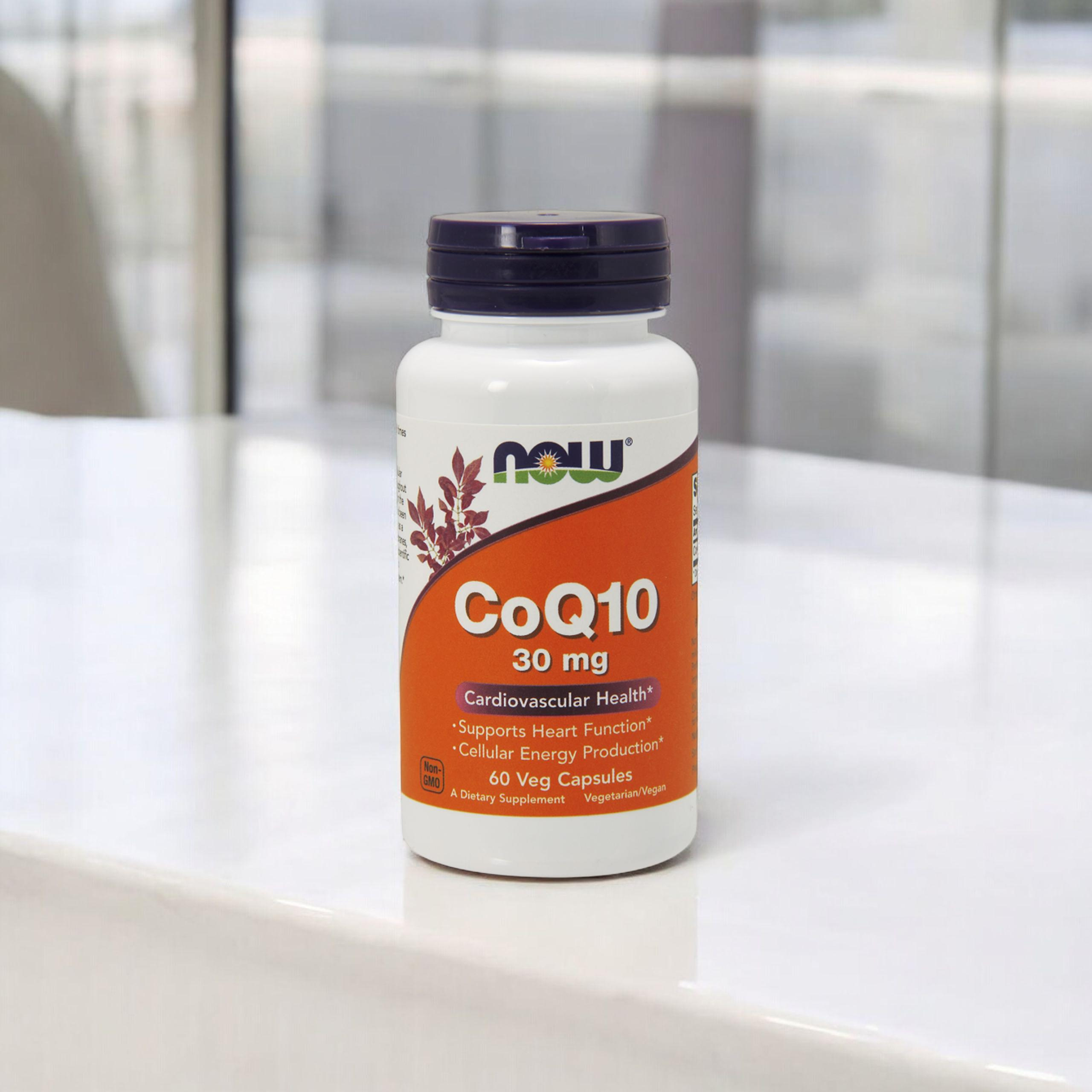 NOW CoQ10 ( Koenzym Q10 ) 30mg - 3x 60vegcaps