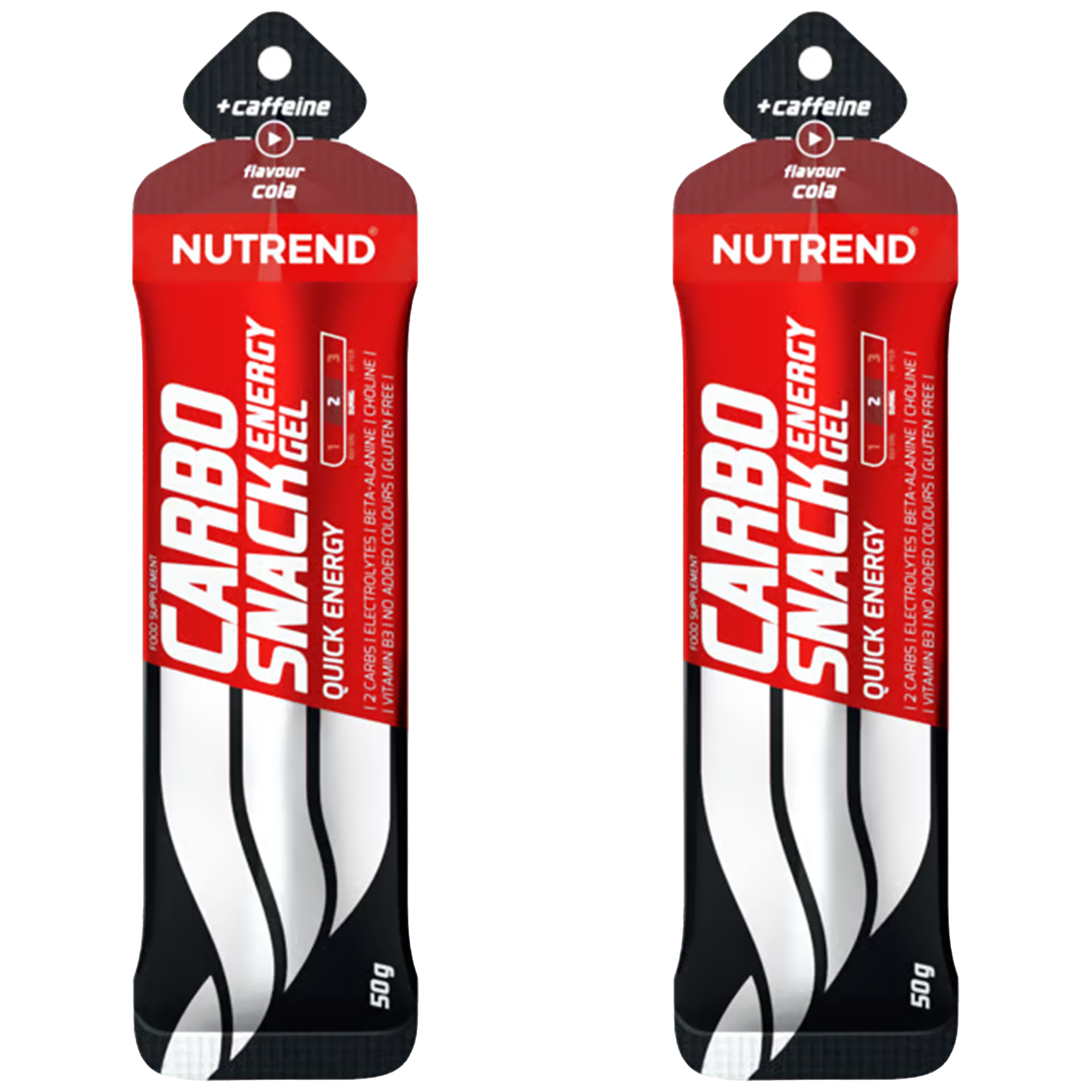NUTREND Carbosnack + Caffeine - 2x 50g