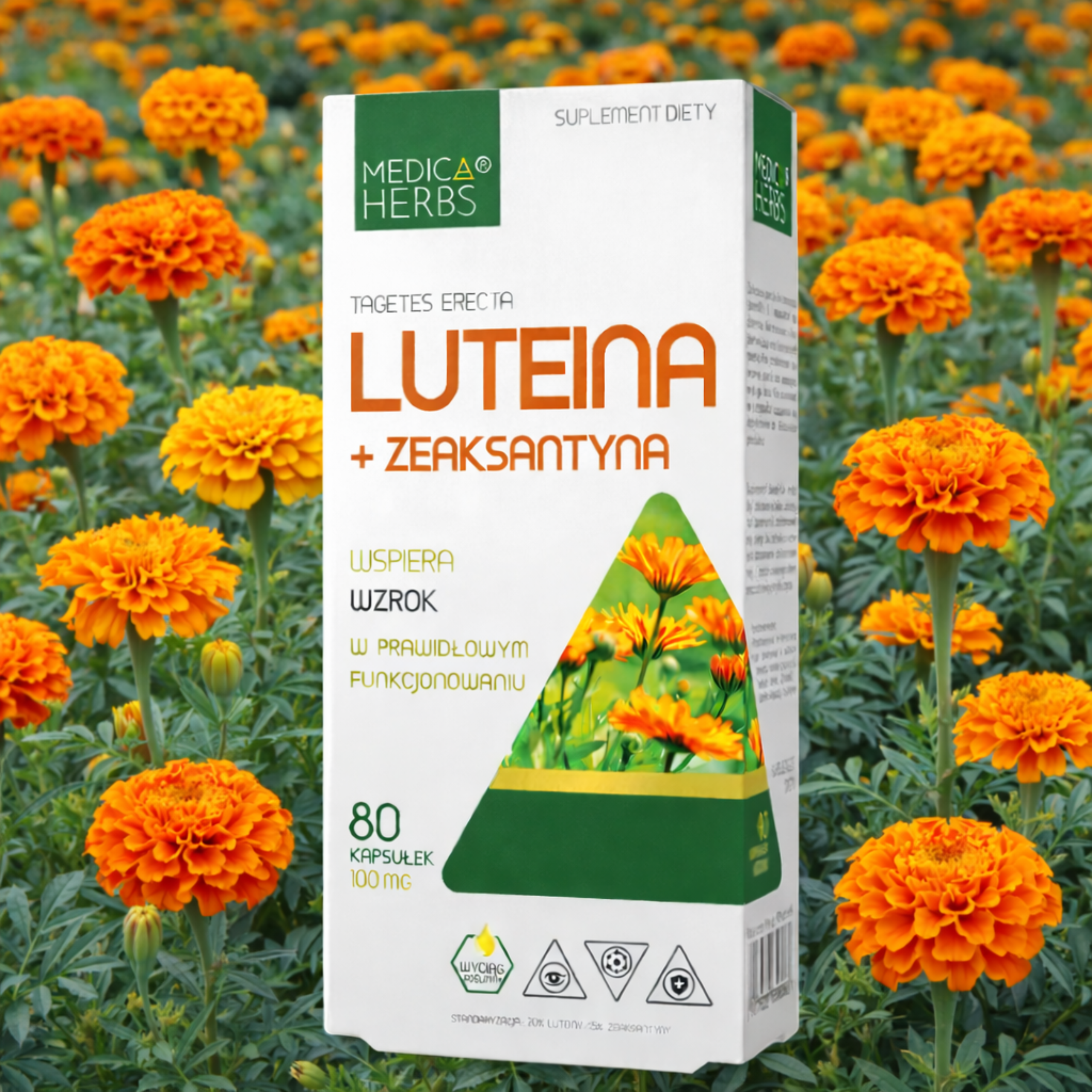 MEDICA HERBS - Luteina + Zeaksantyna - 80caps.