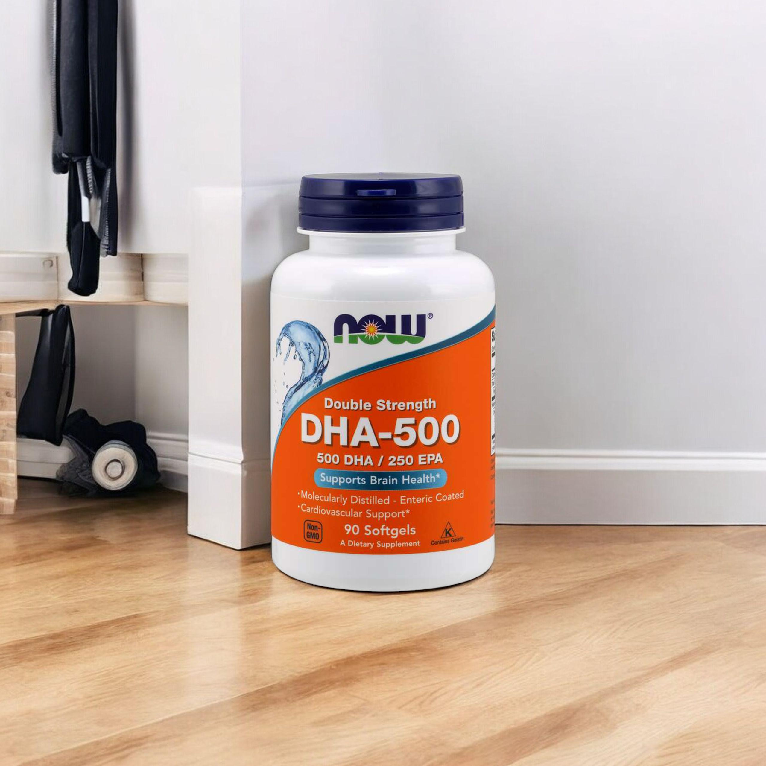 NOW DHA 500mg - 3x 90softgels
