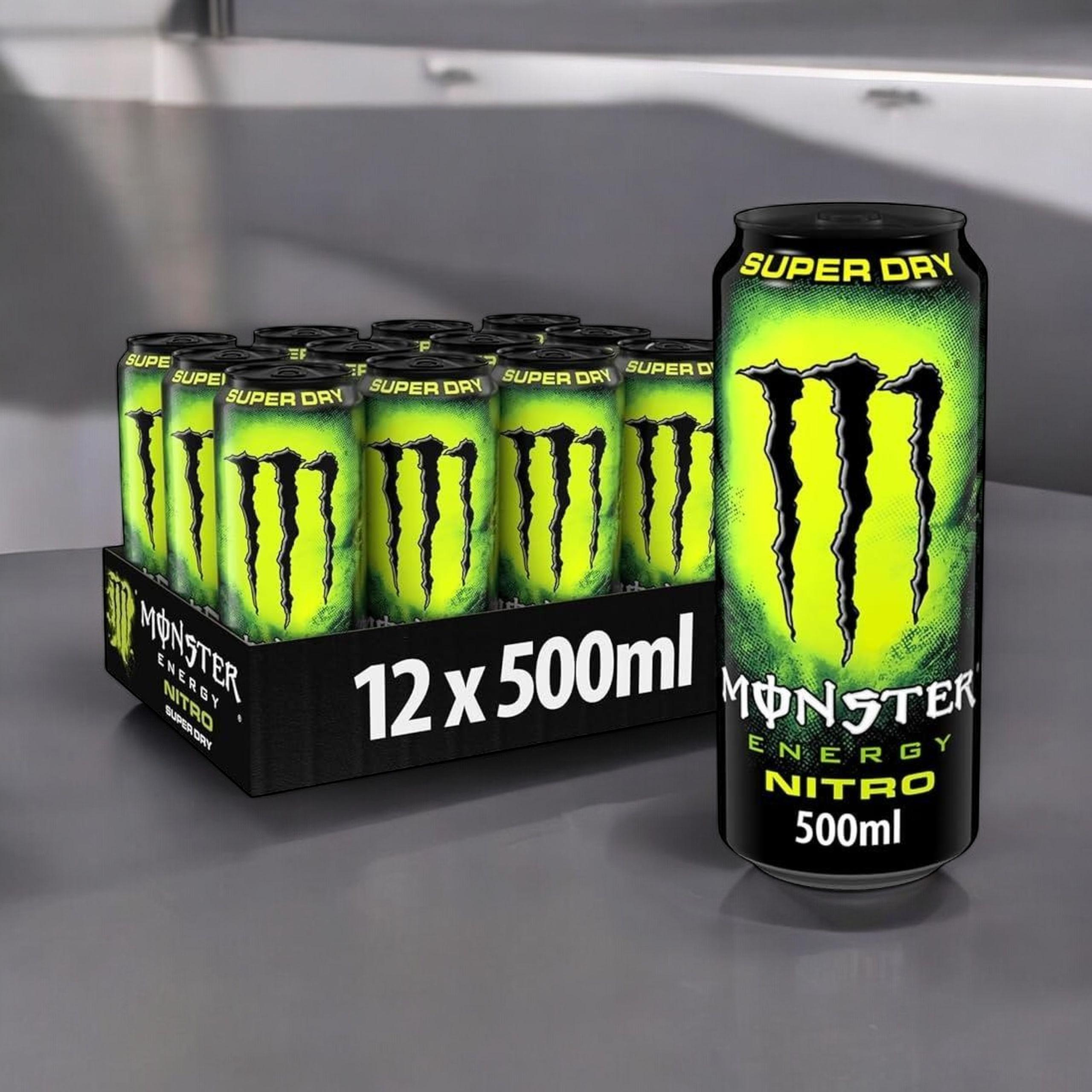 MONSTER - Energy Nitro Super Dry - 3x 500ml x12