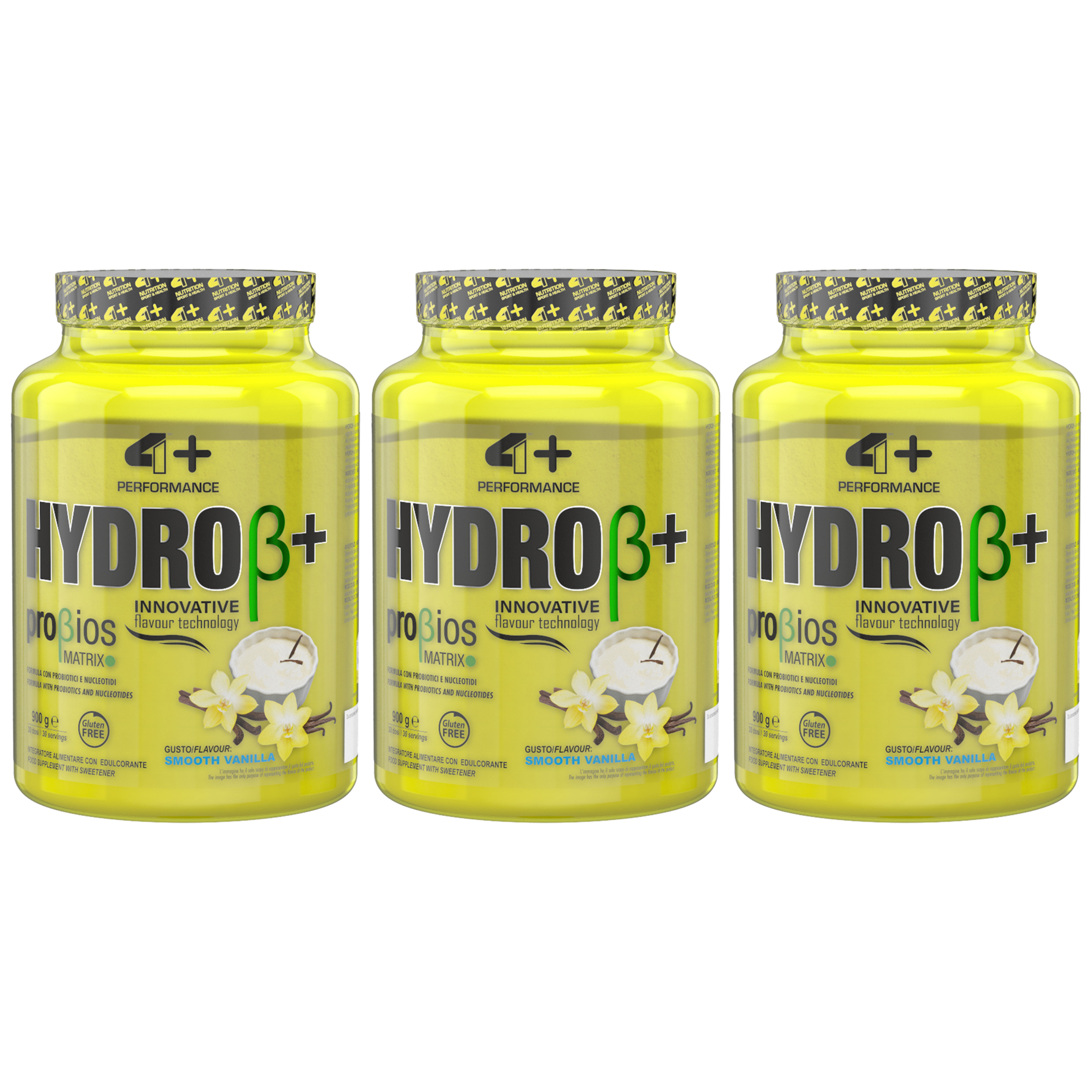 4+ NUTRITION HYDRO+ Probiotics - 3x 900g