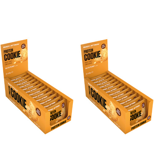BODY ATTACK - Protein Cookie - 12x 2x 60g