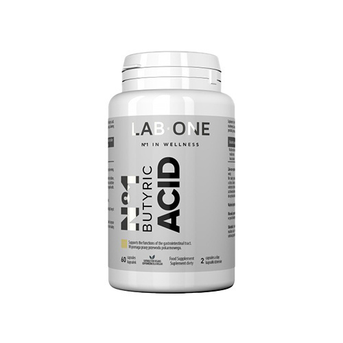 LAB ONE Butyric Acid - 60caps. - 3x Kwas masłowy