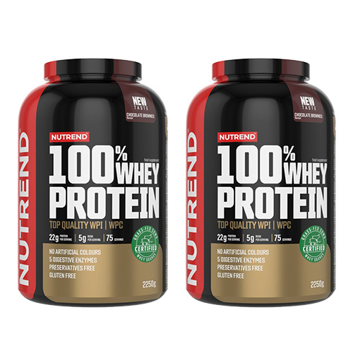 NUTREND 100% Whey Protein - 2x 2250g
