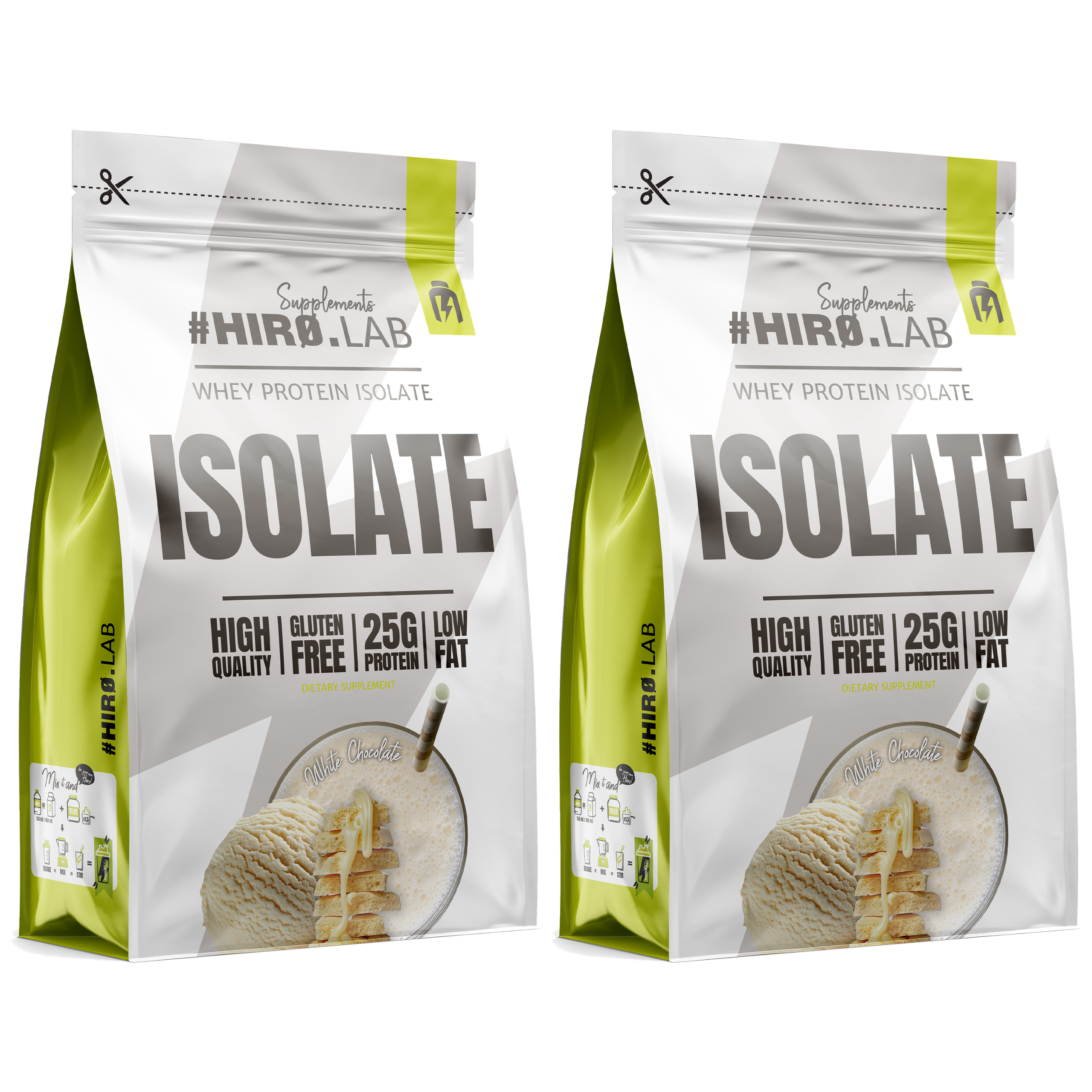 HIRO.LAB Whey Protein Isolate - 2x 700g