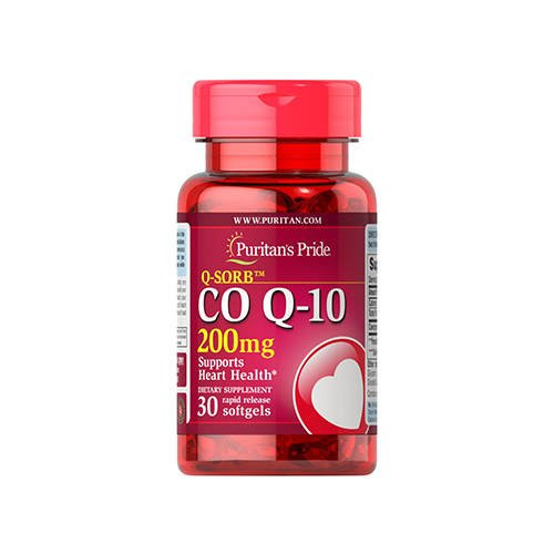 Puritan's Pride Co Q-10 200mg - 30softgels - 2x Koenzym Q10