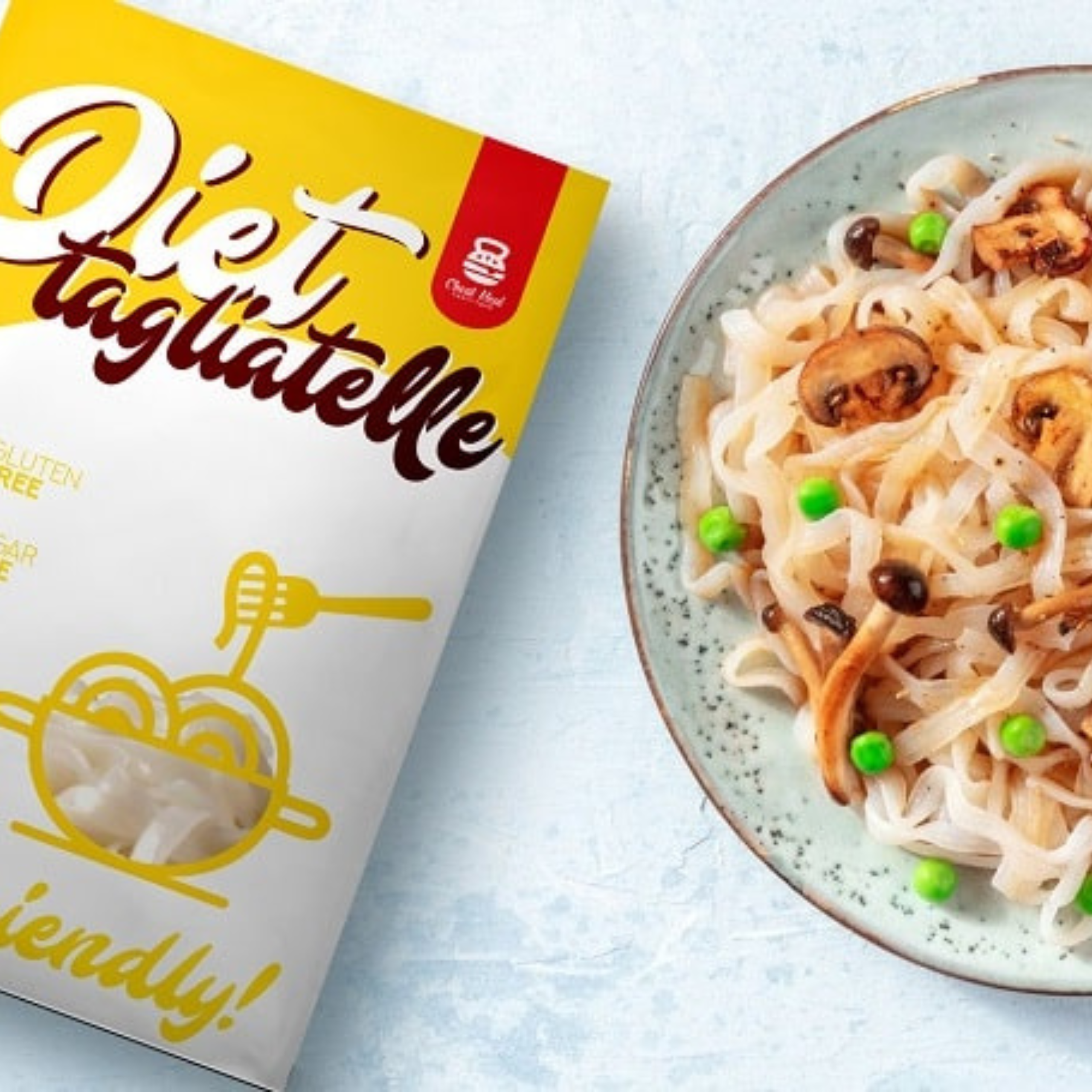 Cheat Meal Nutrition Diet Tagliatelle - 400g (300g netto) - Makaron Konjac - WYPRZEDAŻ - 26-12