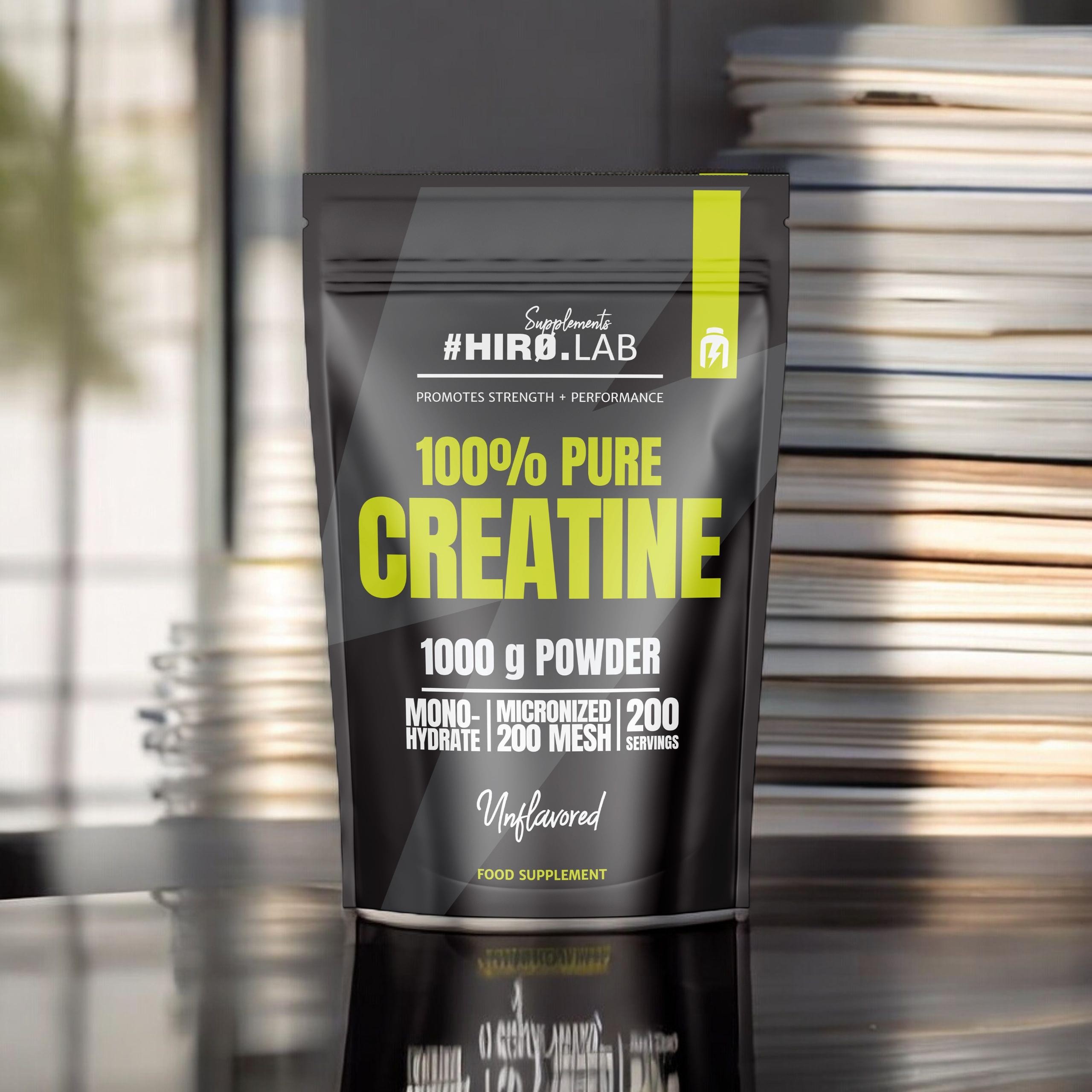 HIRO.LAB 100% Pure Creatine - 1000g - Unflavored