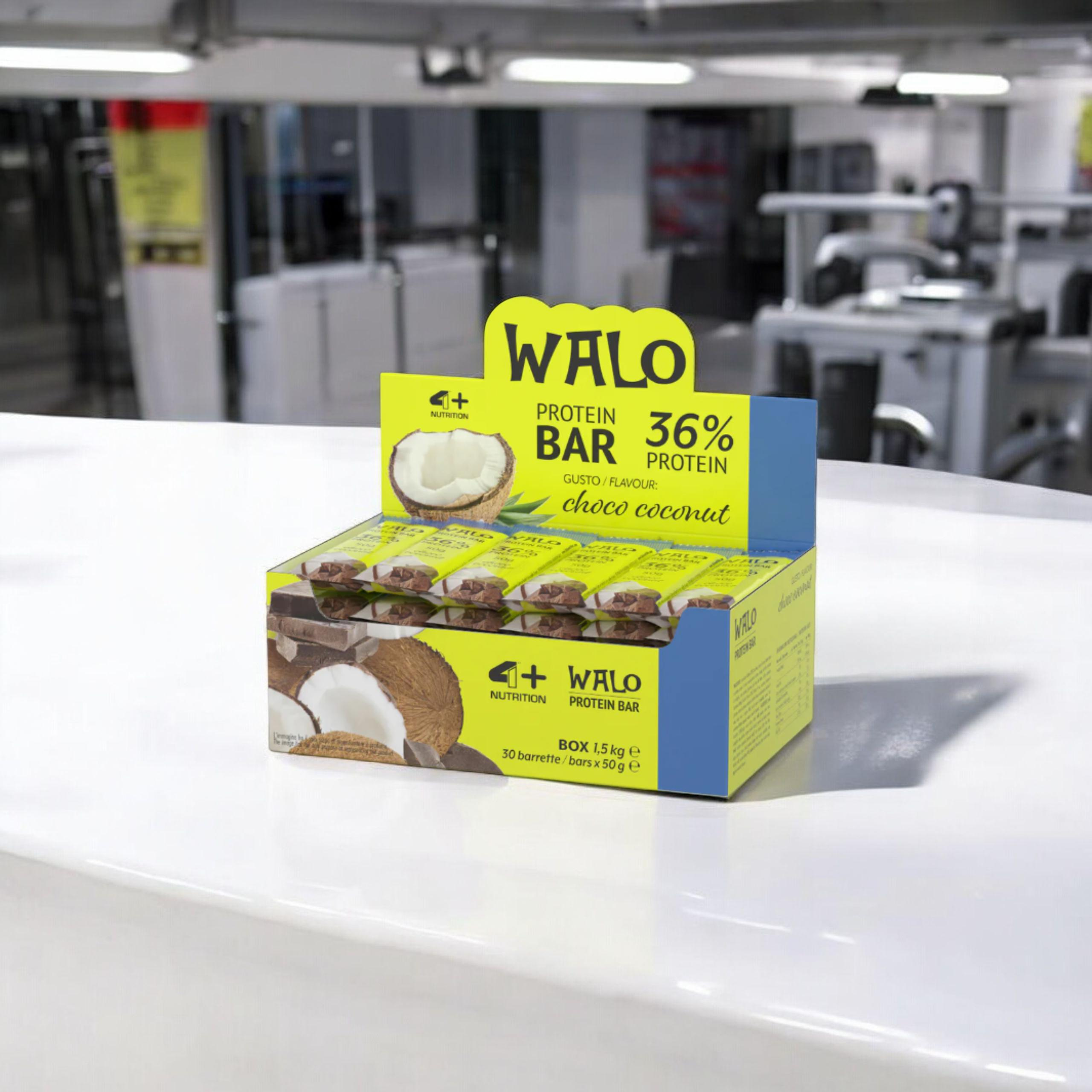 4+ NUTRITION Baton Walo Protein 36% CrockBar - 30x 3x 50g