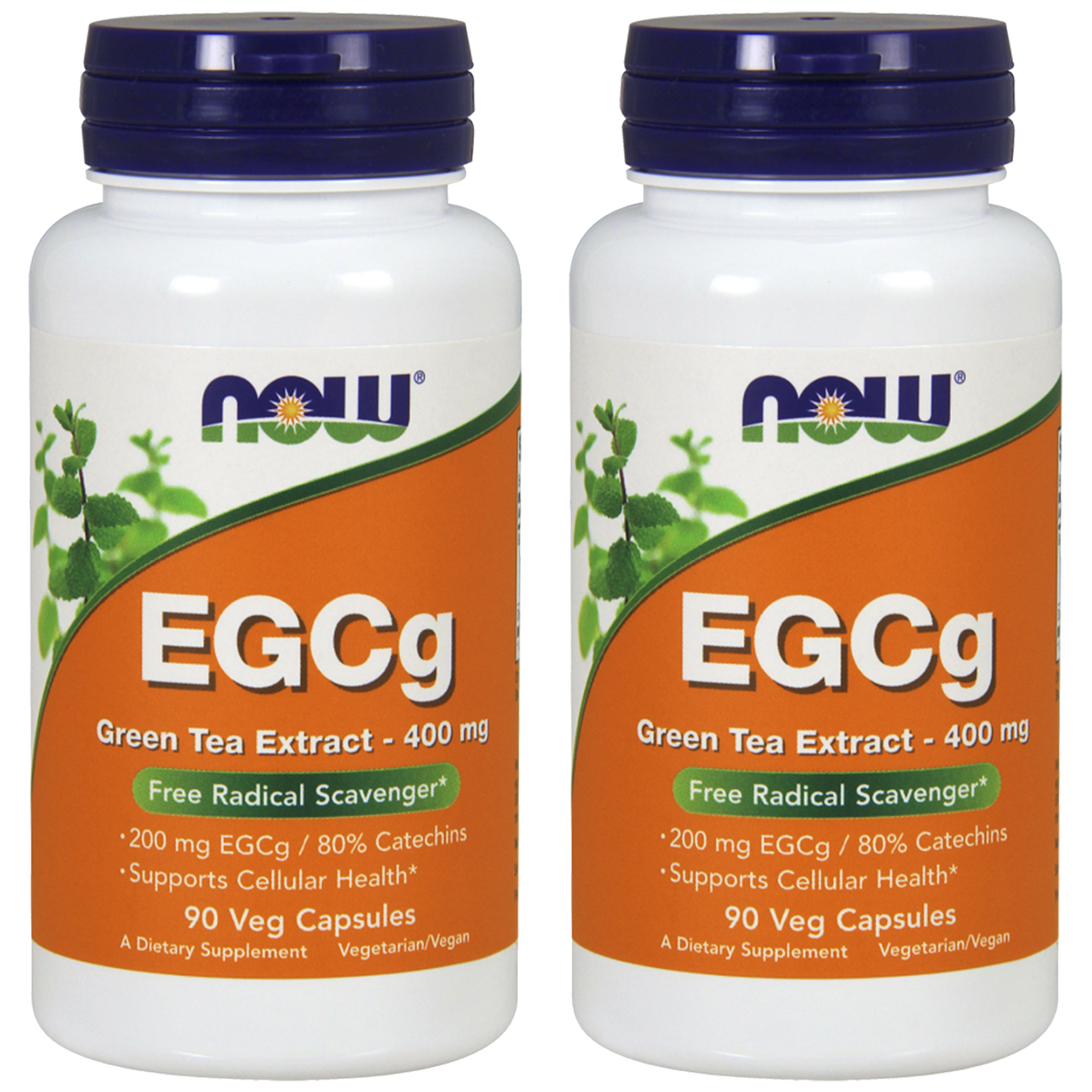 NOW EGCg Green Tea Extract 400mg - 2x 90vcaps