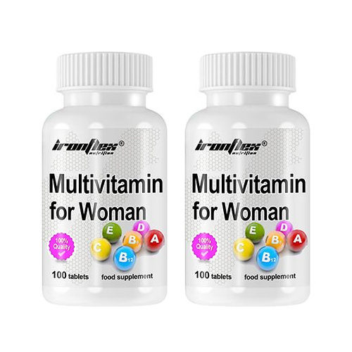 IRONFLEX Multivitamin for Women - 2x 100tabs