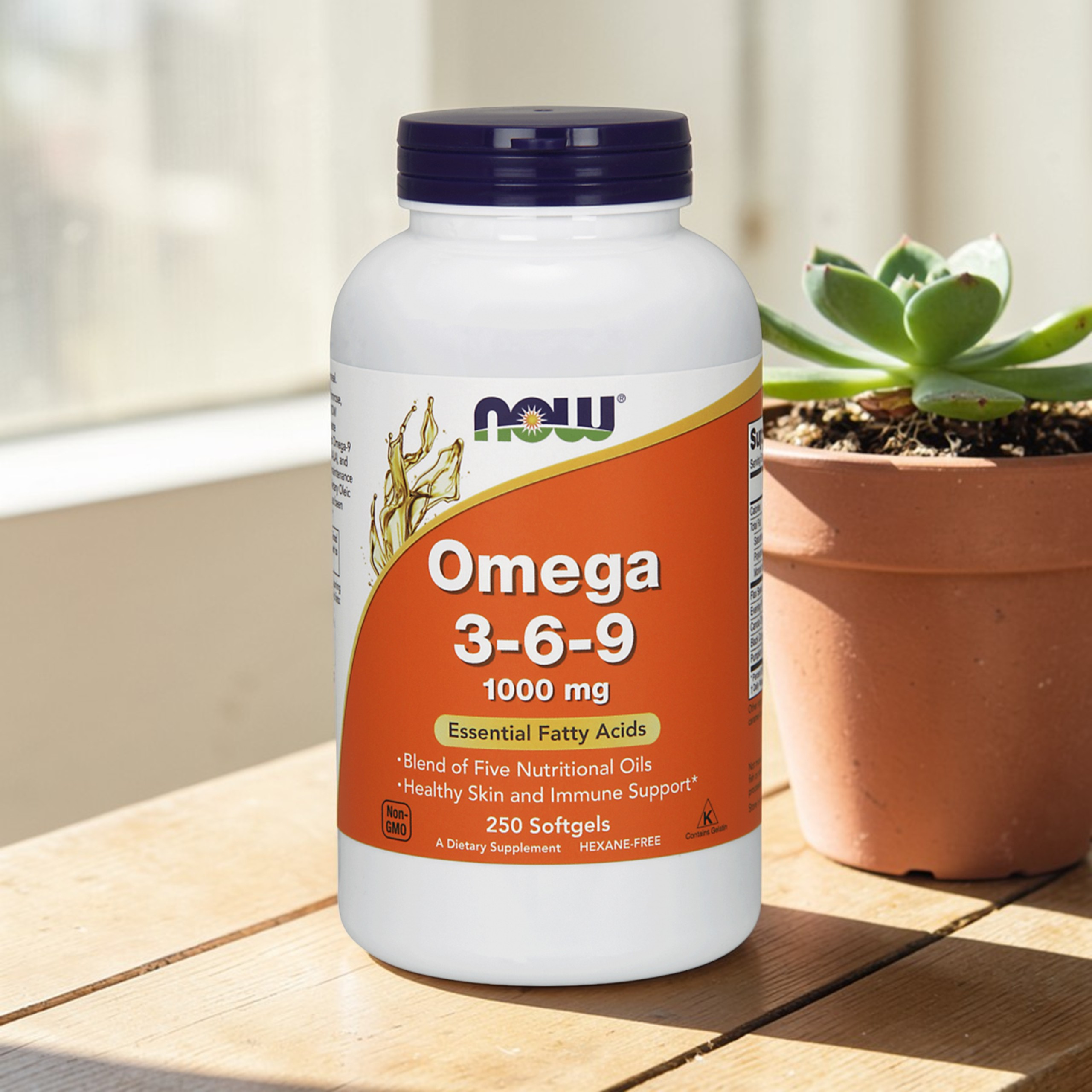 NOW Omega-3-6-9 1000mg - 2x 250softgels