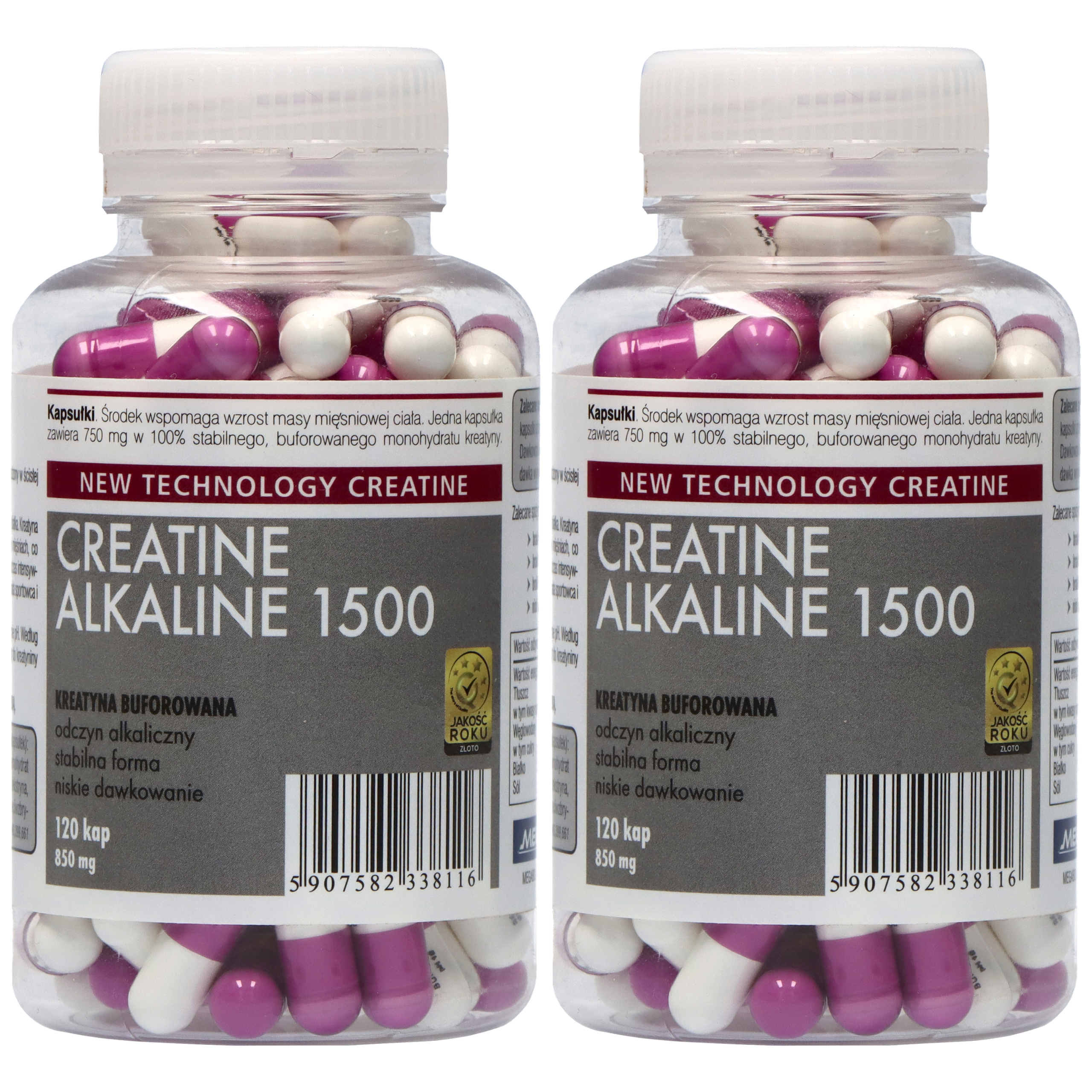 MEGABOL Creatine Alkaline - 2x 120caps