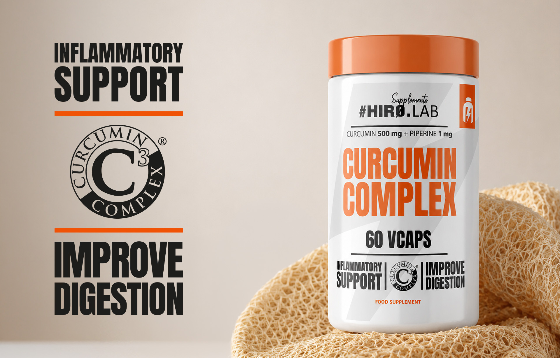HIRO.LAB - Curcumin Complex - 60vcaps.