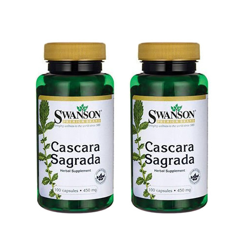 SWANSON Cascara Sagrada 450mg - 2x 100caps