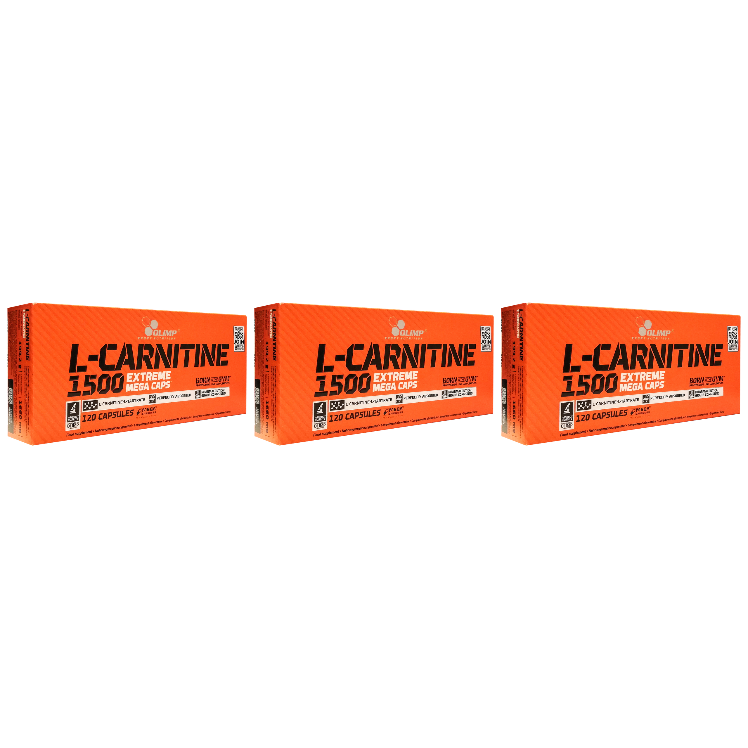 OLIMP L-Carnitine 1500 Extreme MC - 3x 120caps